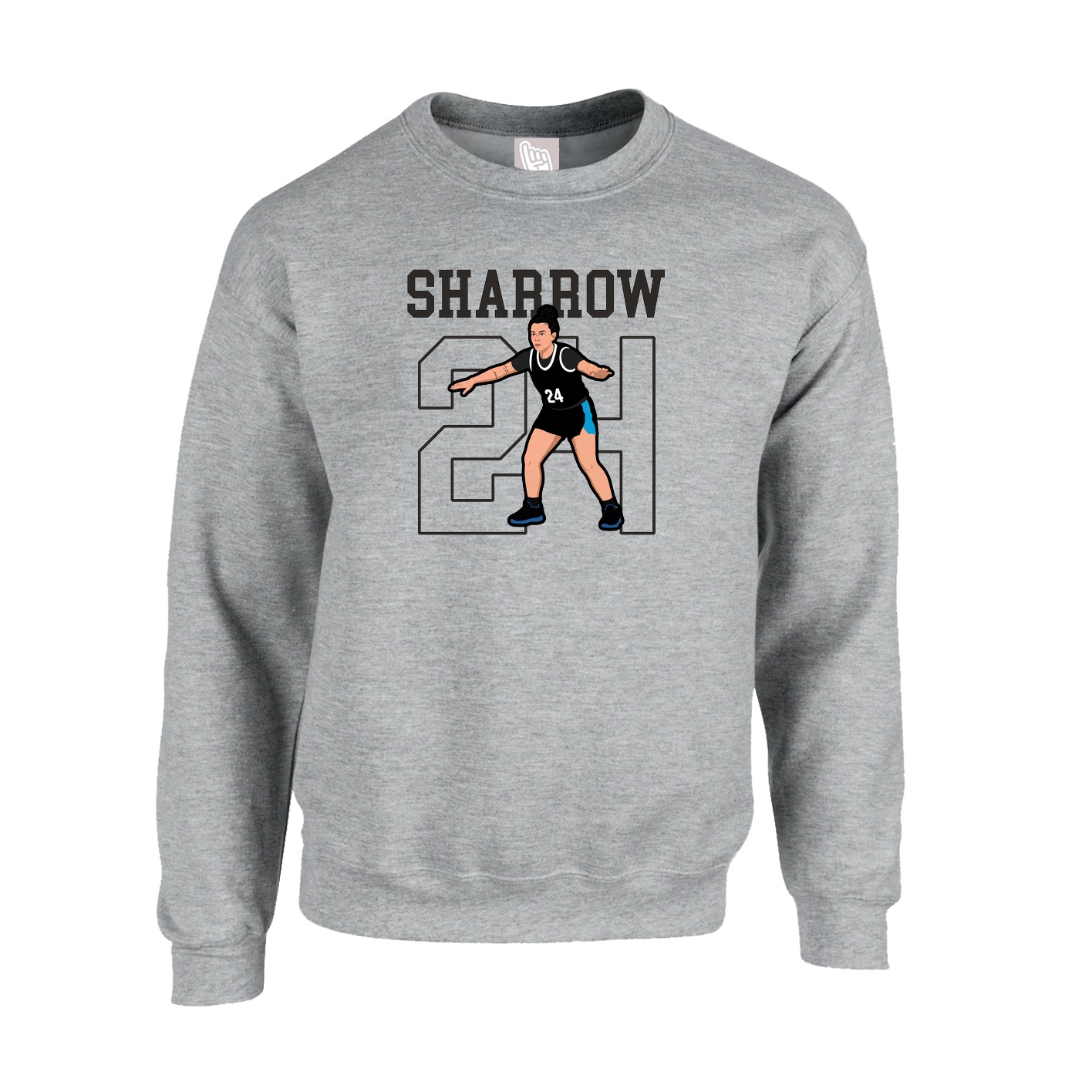 Fleece Crew — Shirsey in Grey