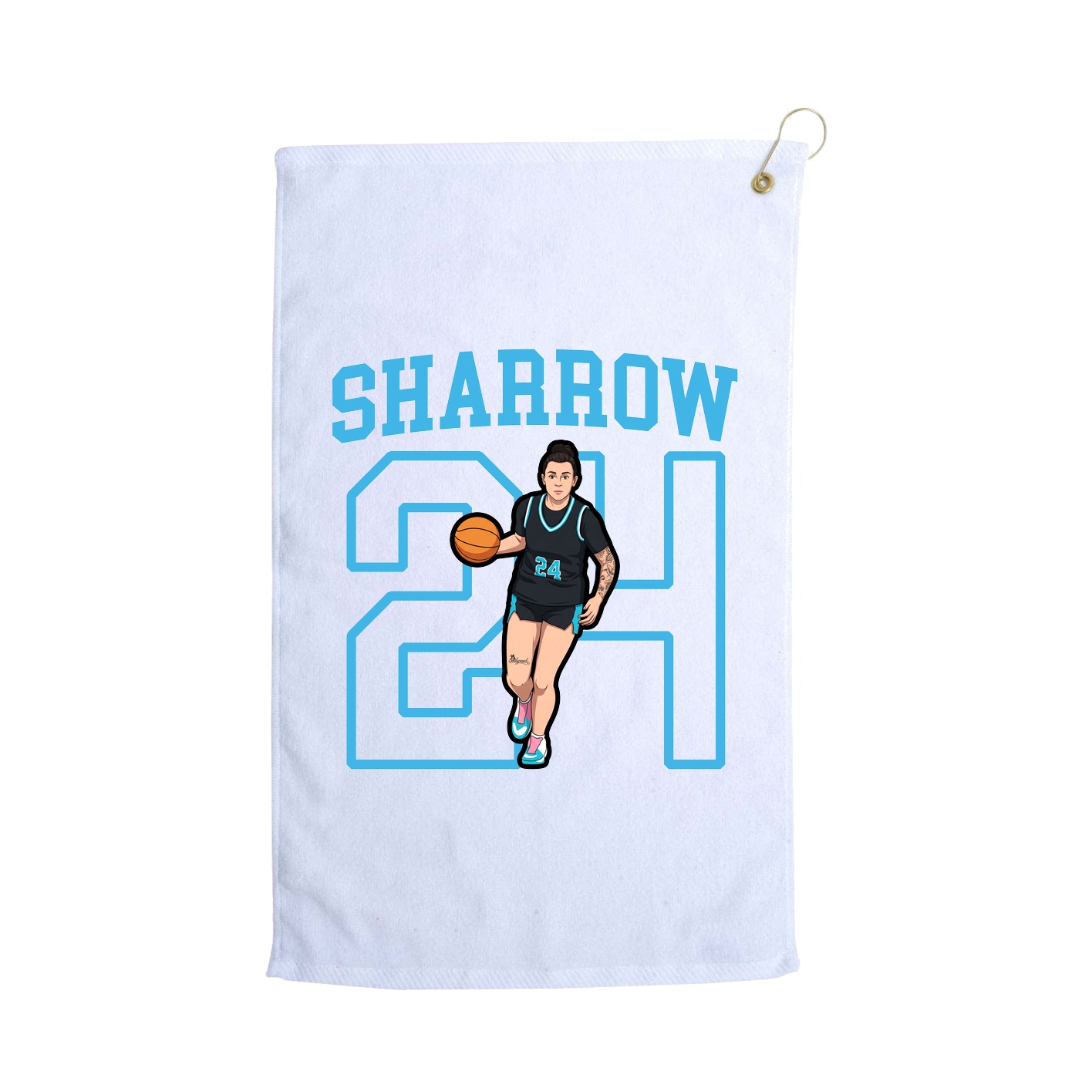 Golf Towel — Shirsey in White