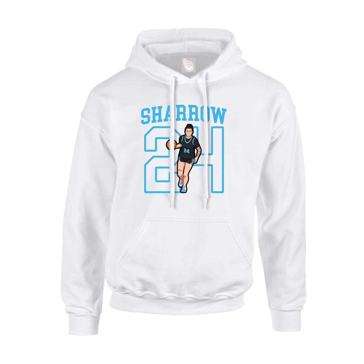 Youth Hoodie — Shirsey in White