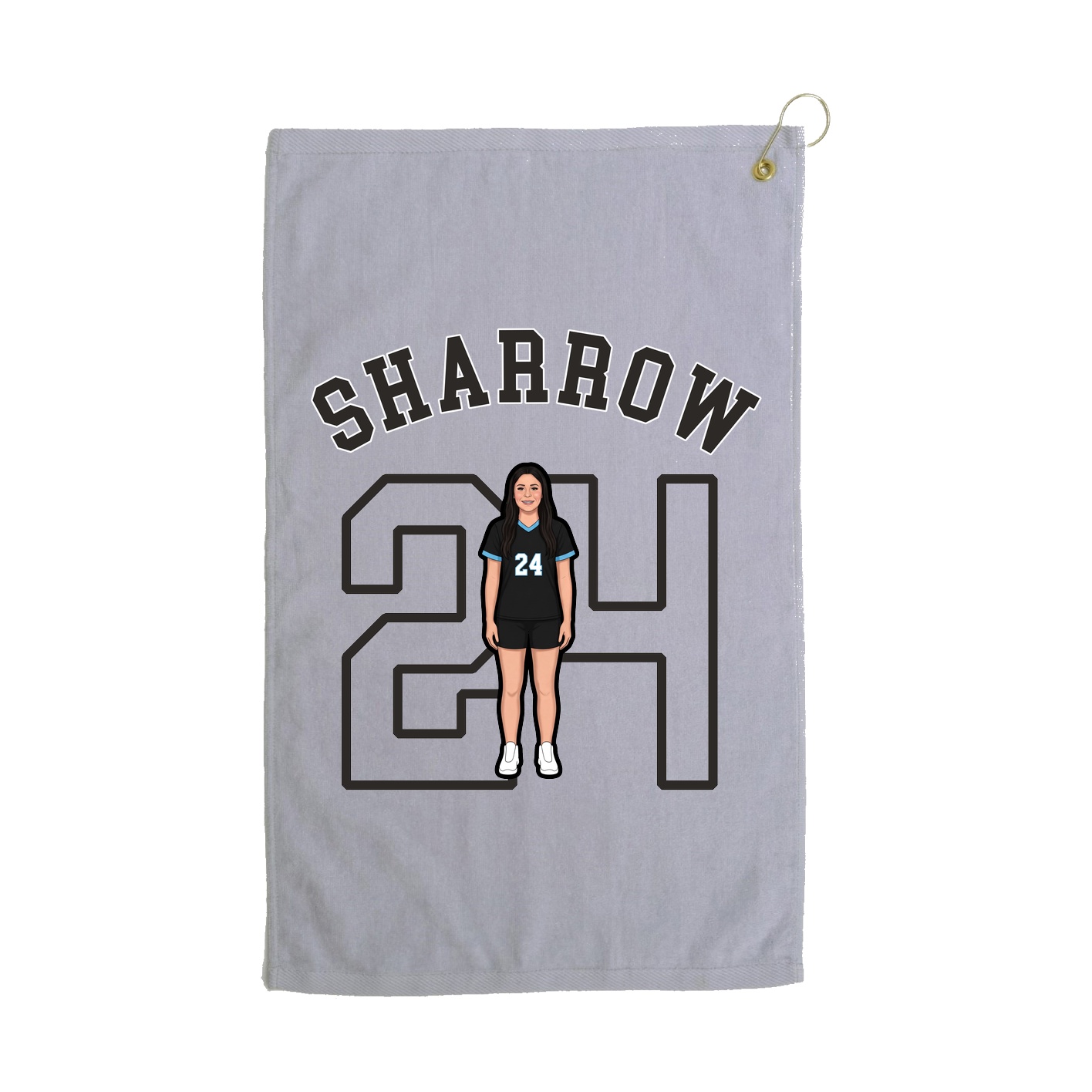Golf Towel — Shirsey Arch in Grey