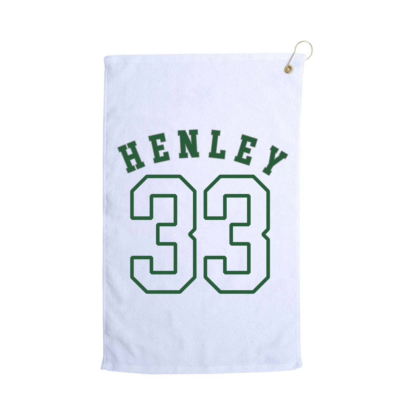 Golf Towel — Shirsey Arch in White