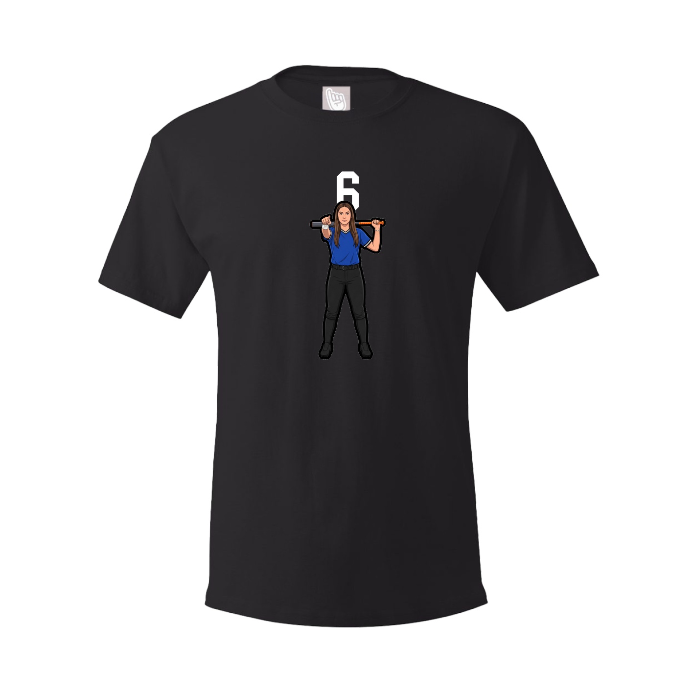 Tee — Number Top in Black