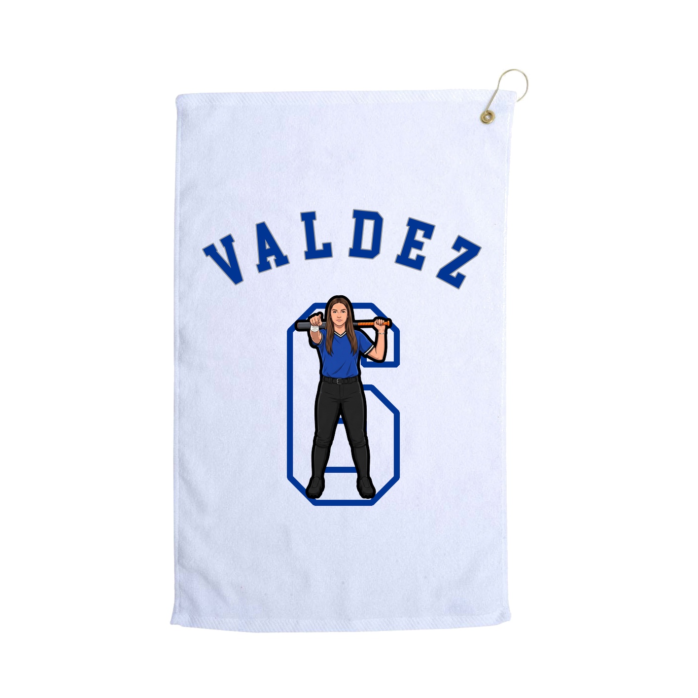 Golf Towel — Shirsey Arch in White