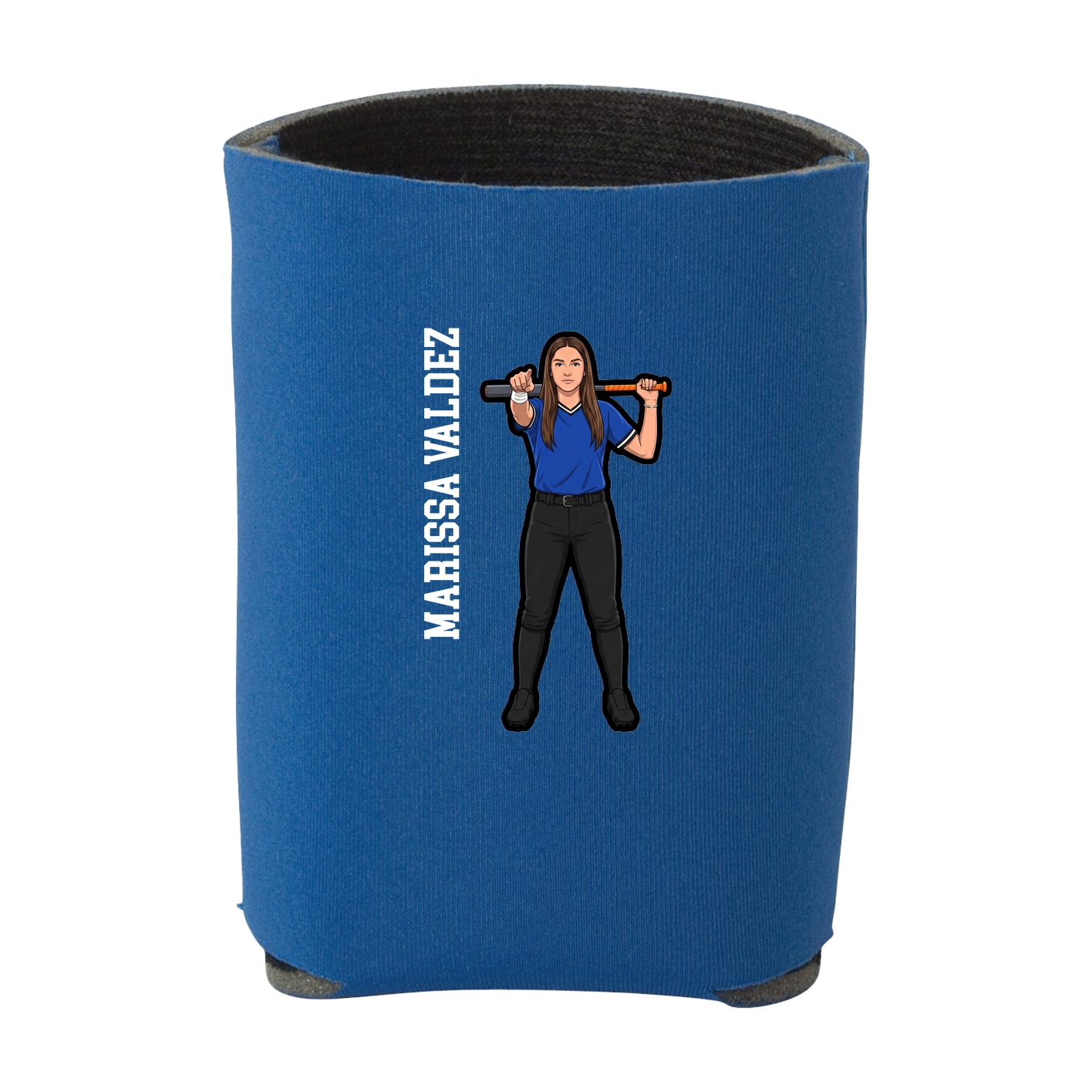 Can Holder — Name Vertical in Royal