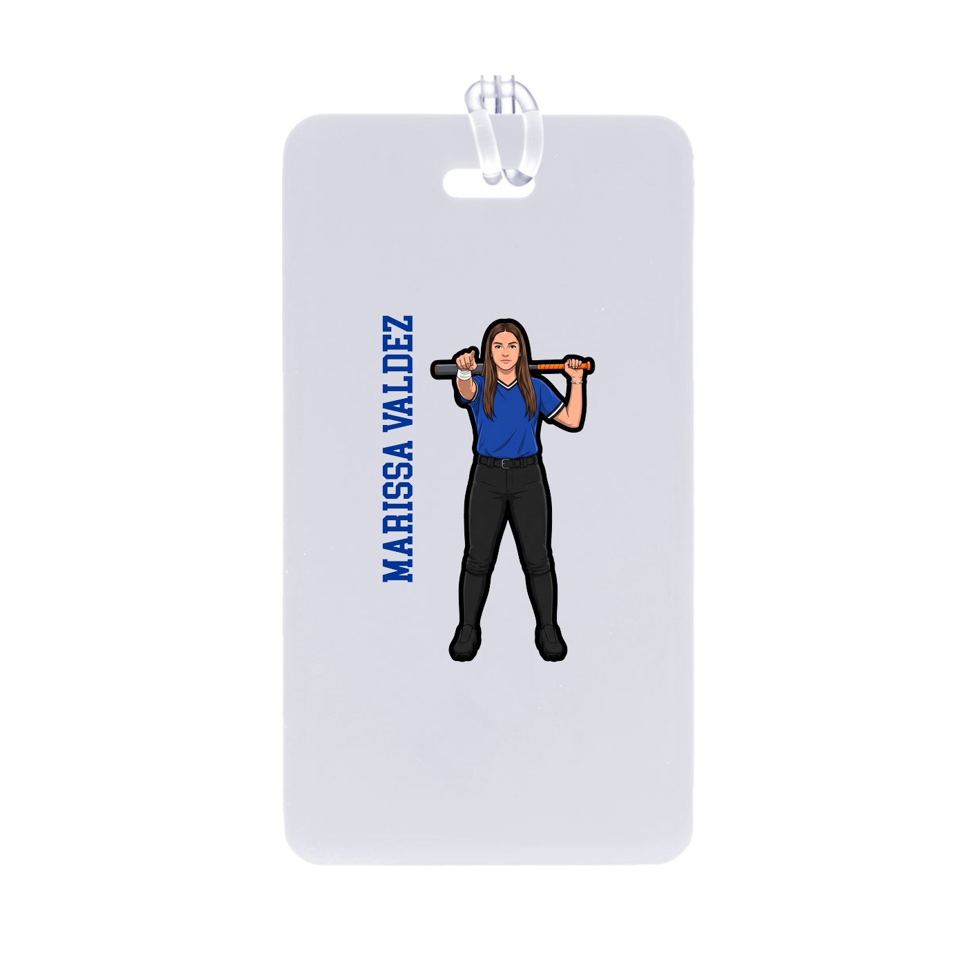 Bag Tag — Name Vertical in Classic