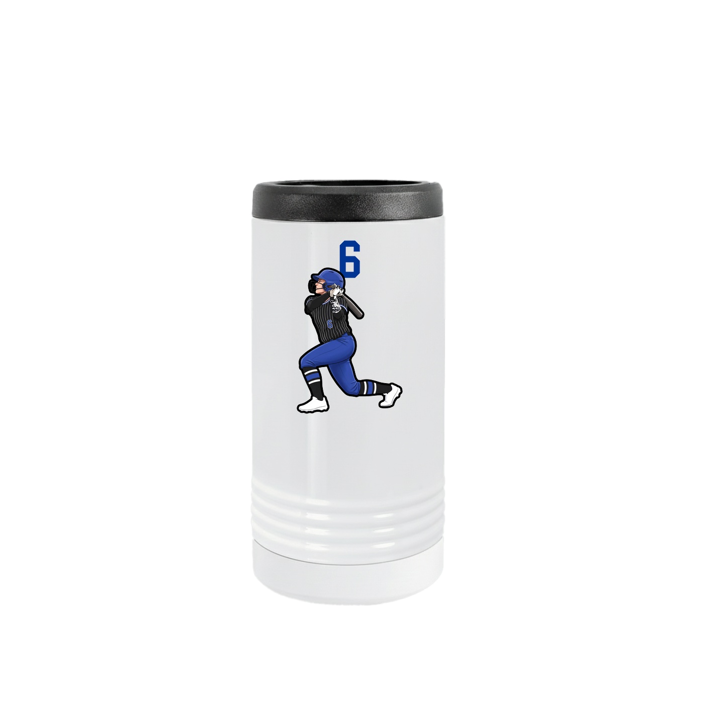 Slim Beverage Holder — Number Top in White