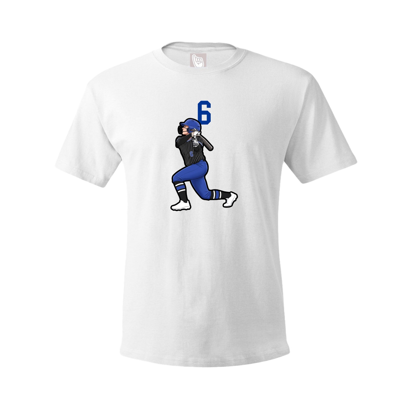 Tee — Number Top in White