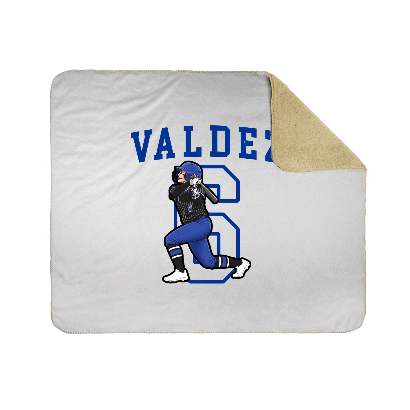 50x60 Sherpa Lined Throw Blanket