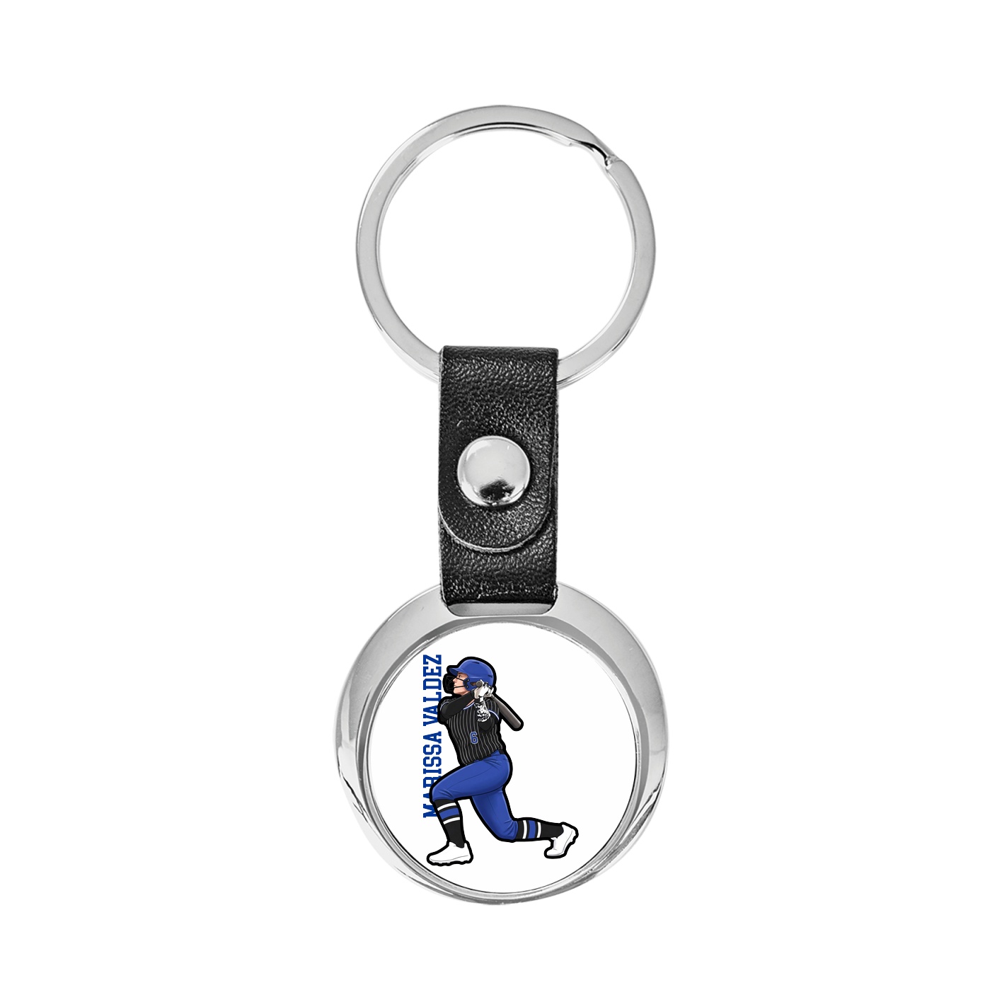 Key Chain — Name Vertical in Classic