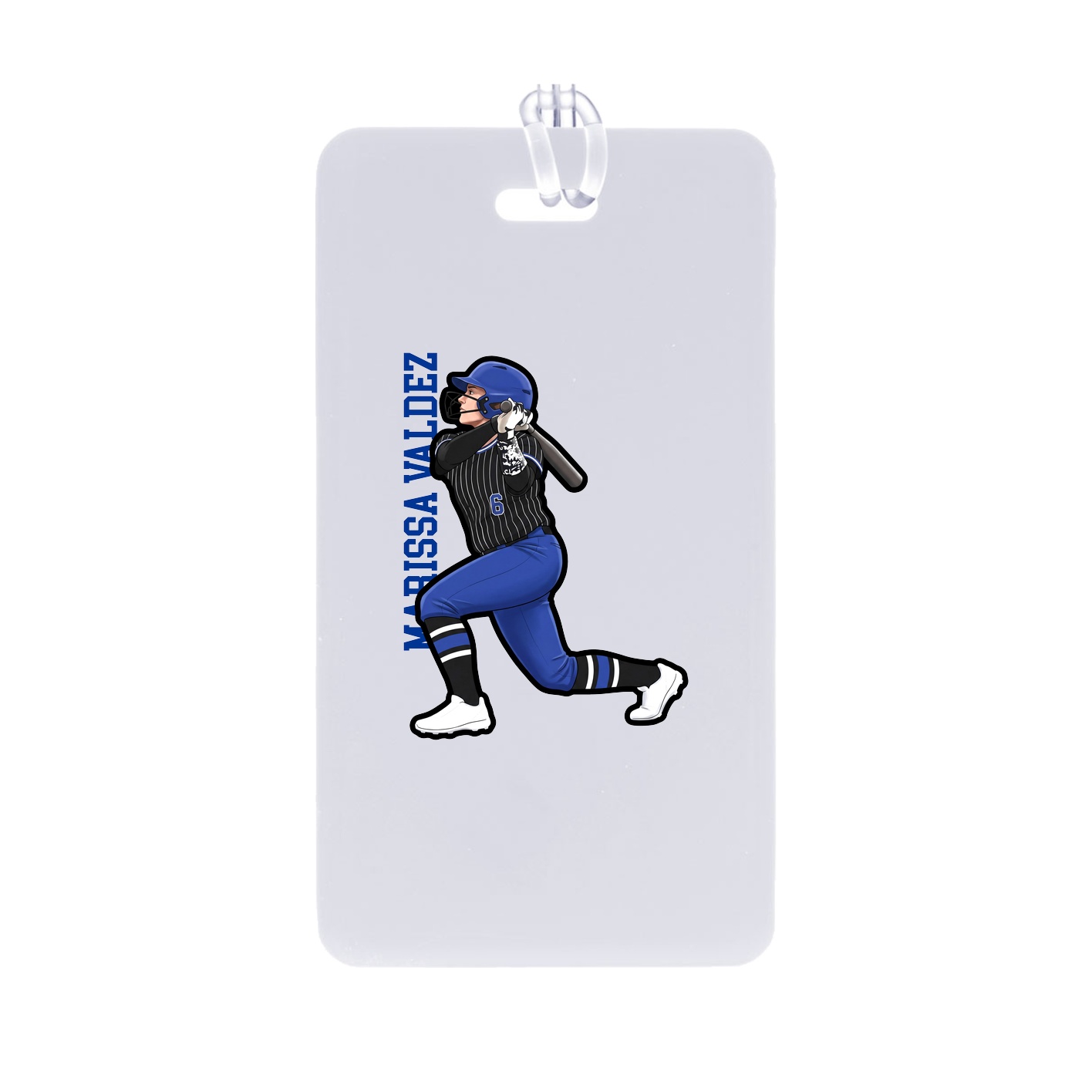 Bag Tag — Name Vertical in Classic
