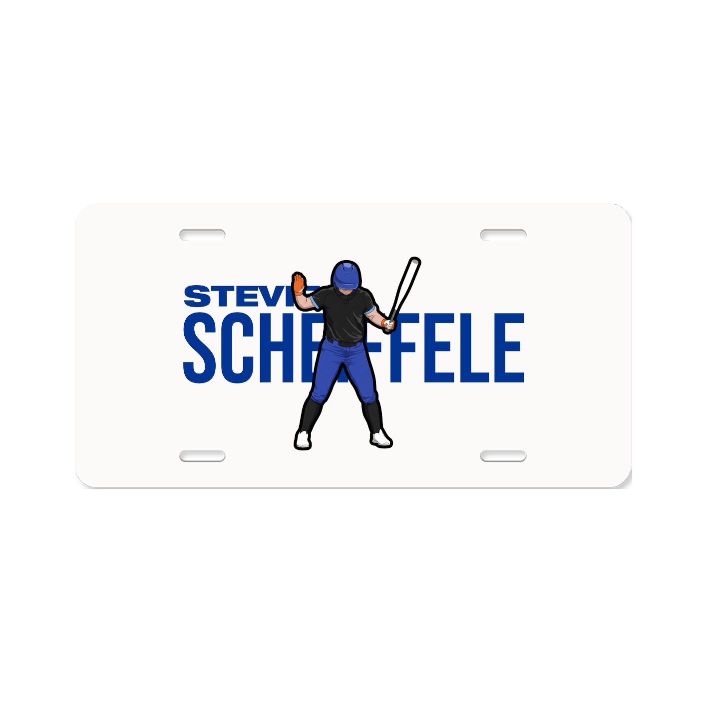 License Plate — Player Name in Classic