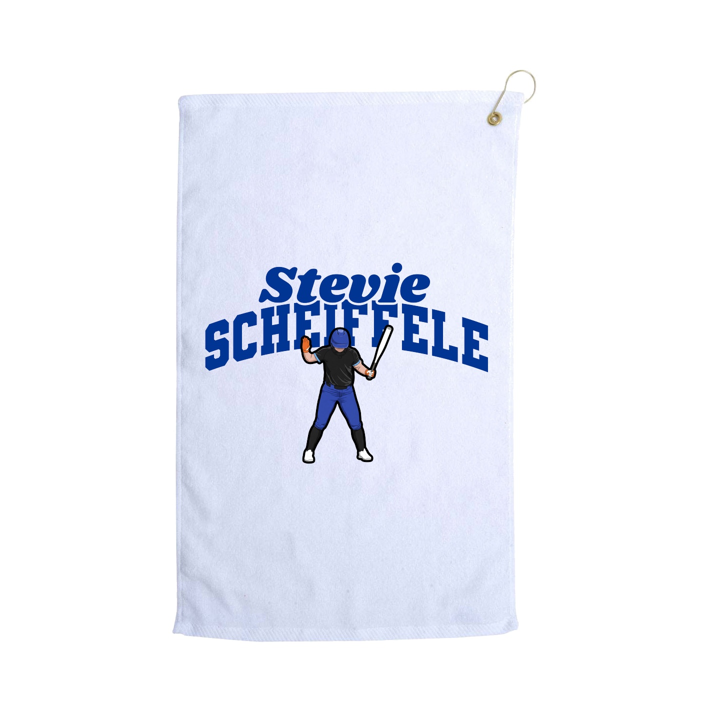 Golf Towel — Signature Arch in White