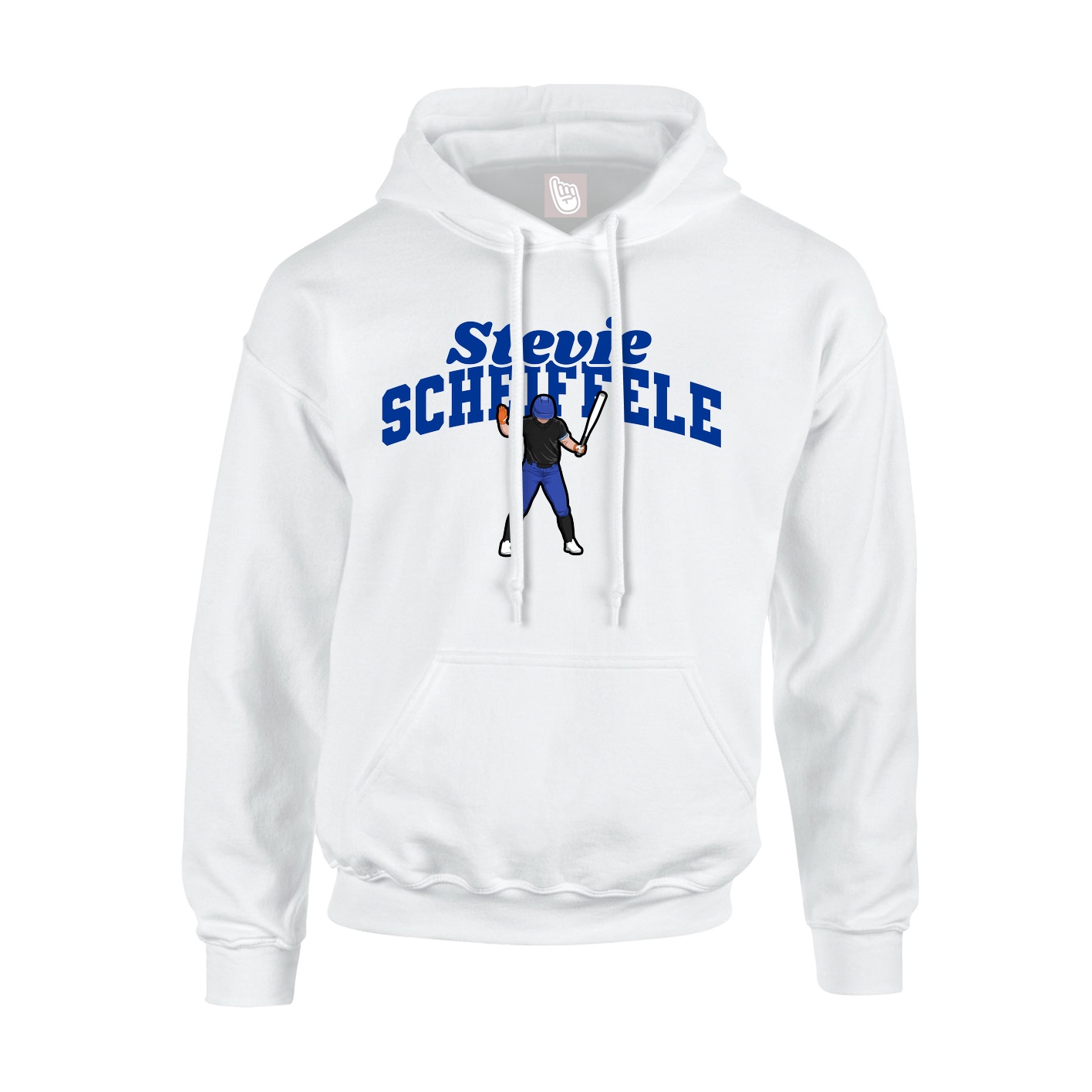 Hoodie — Signature Arch in White