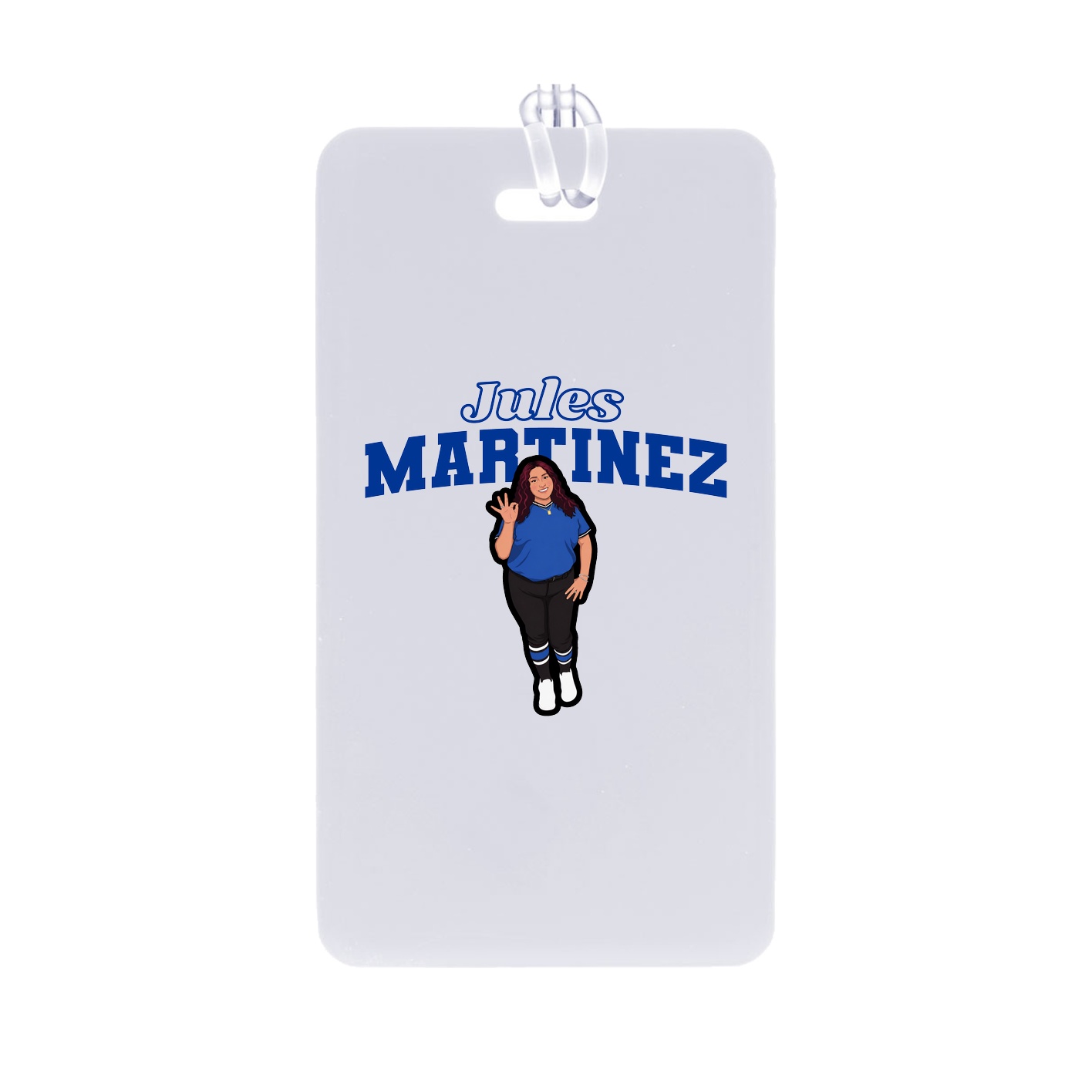 Bag Tag — Name Arch in Classic