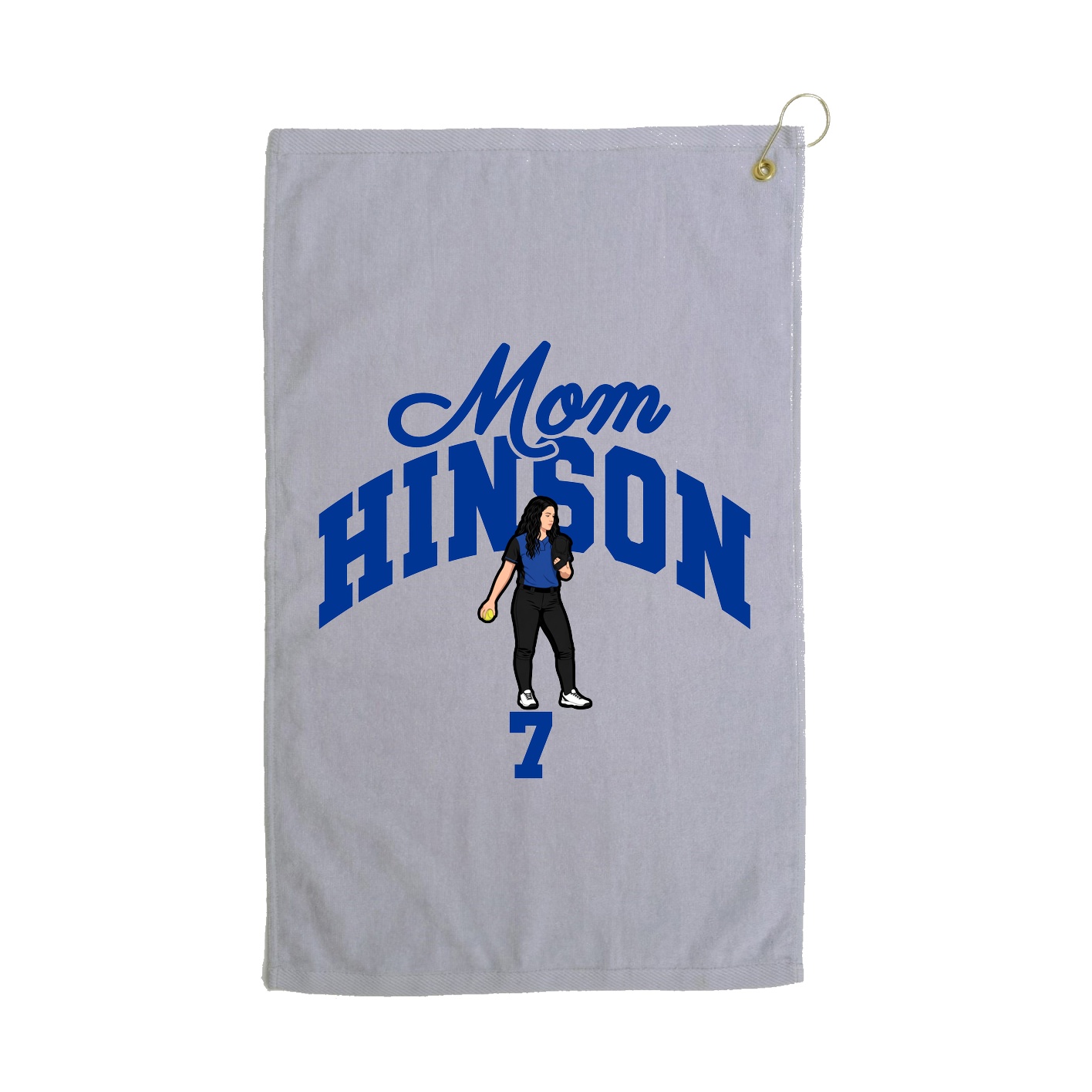 Golf Towel — Mothers Day Arch in Grey