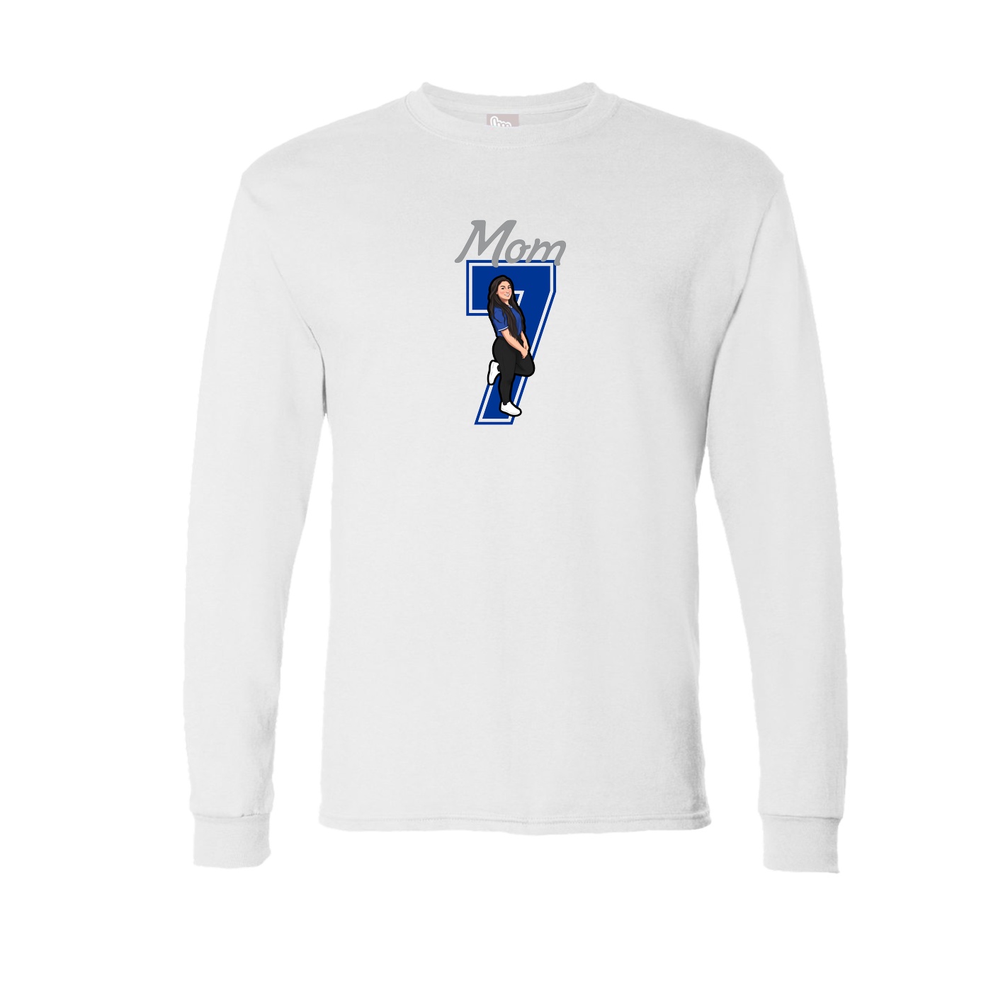 Long Sleeve Tee — Mothers Day Shirsey in White