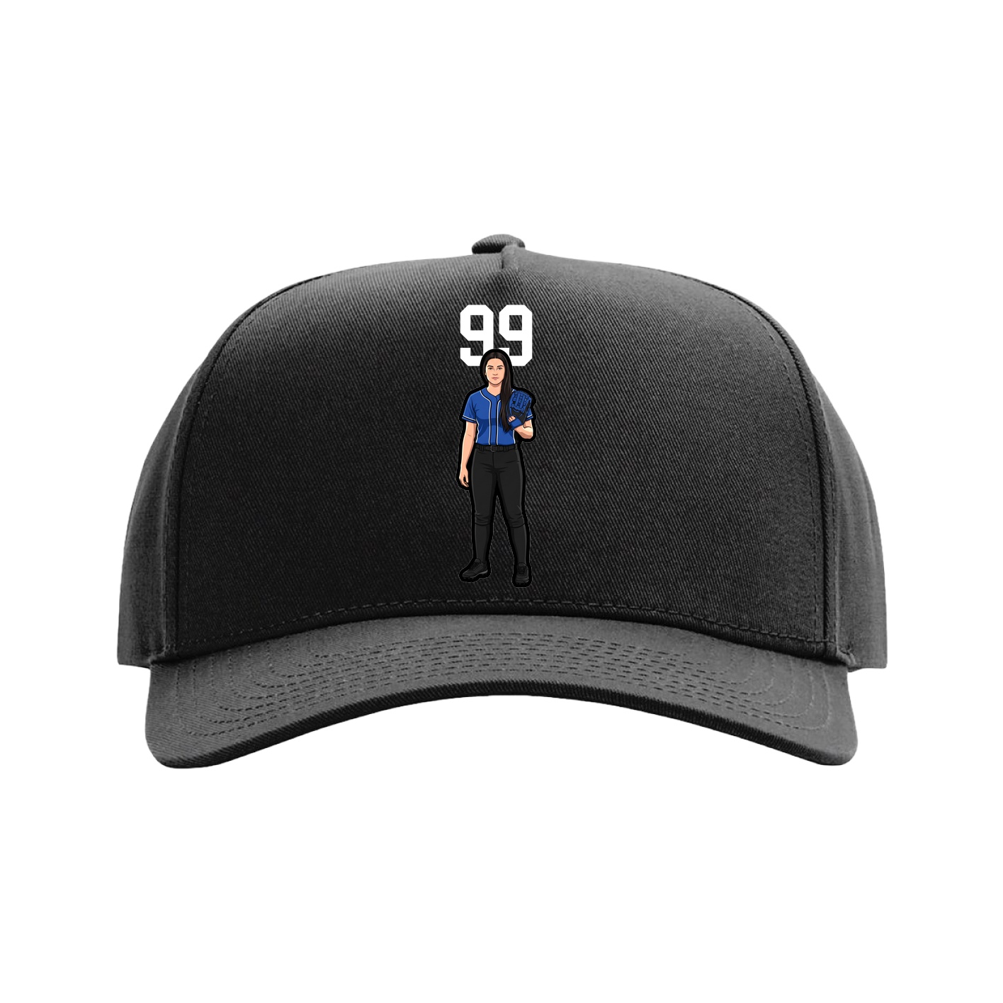 Full Fabric Five-Panel Champ Cap