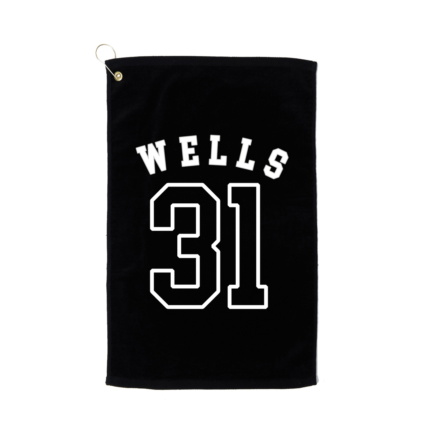 Golf Towel — Shirsey Arch in Black