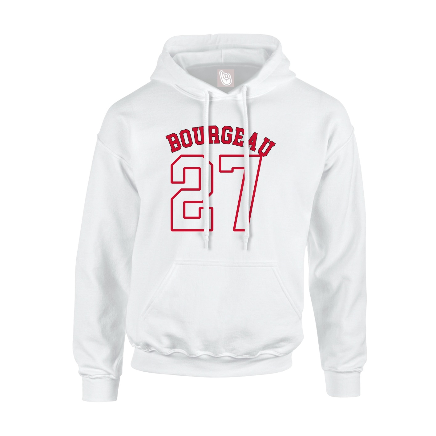 Hoodie — Shirsey Arch in White