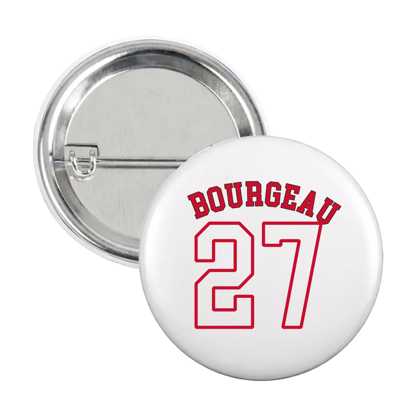 Game Day Button — Shirsey Arch in White