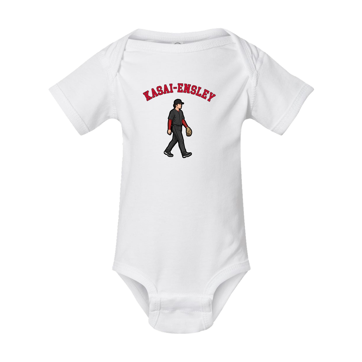 Baby Onesie — Shirsey Arch in White