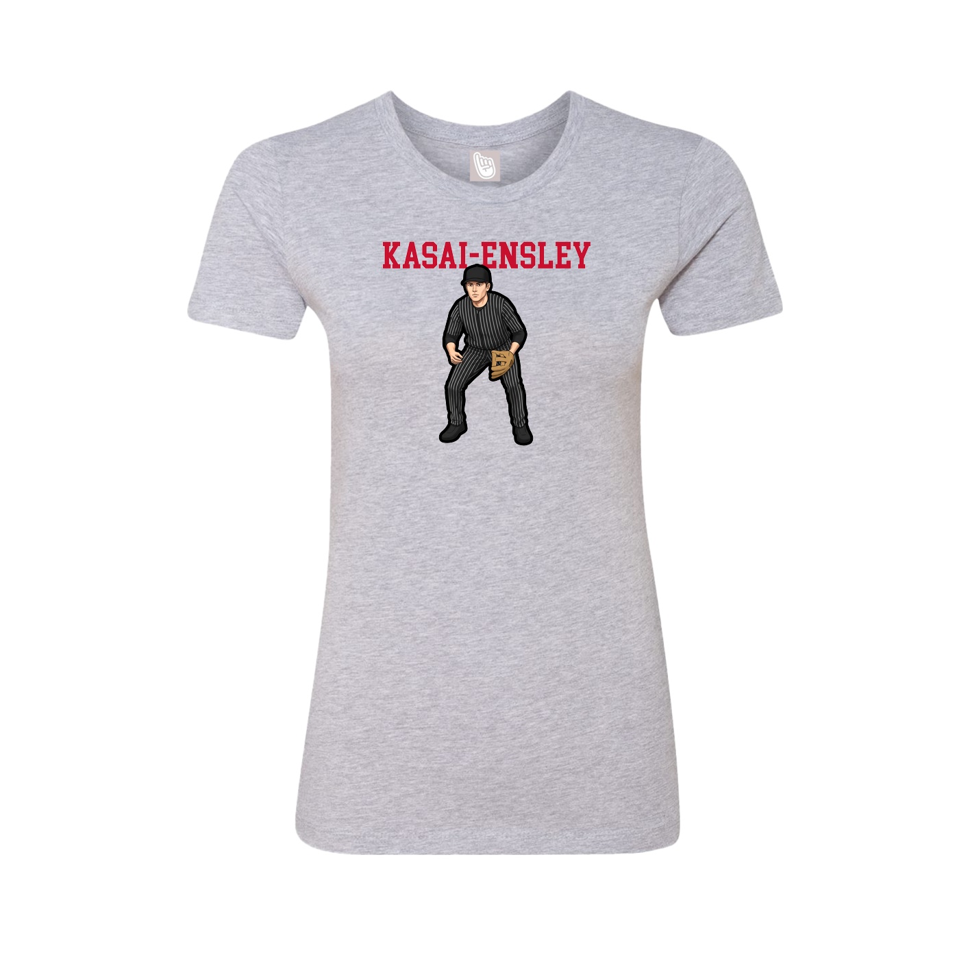 Fitted Women's Tee — Shirsey in Grey