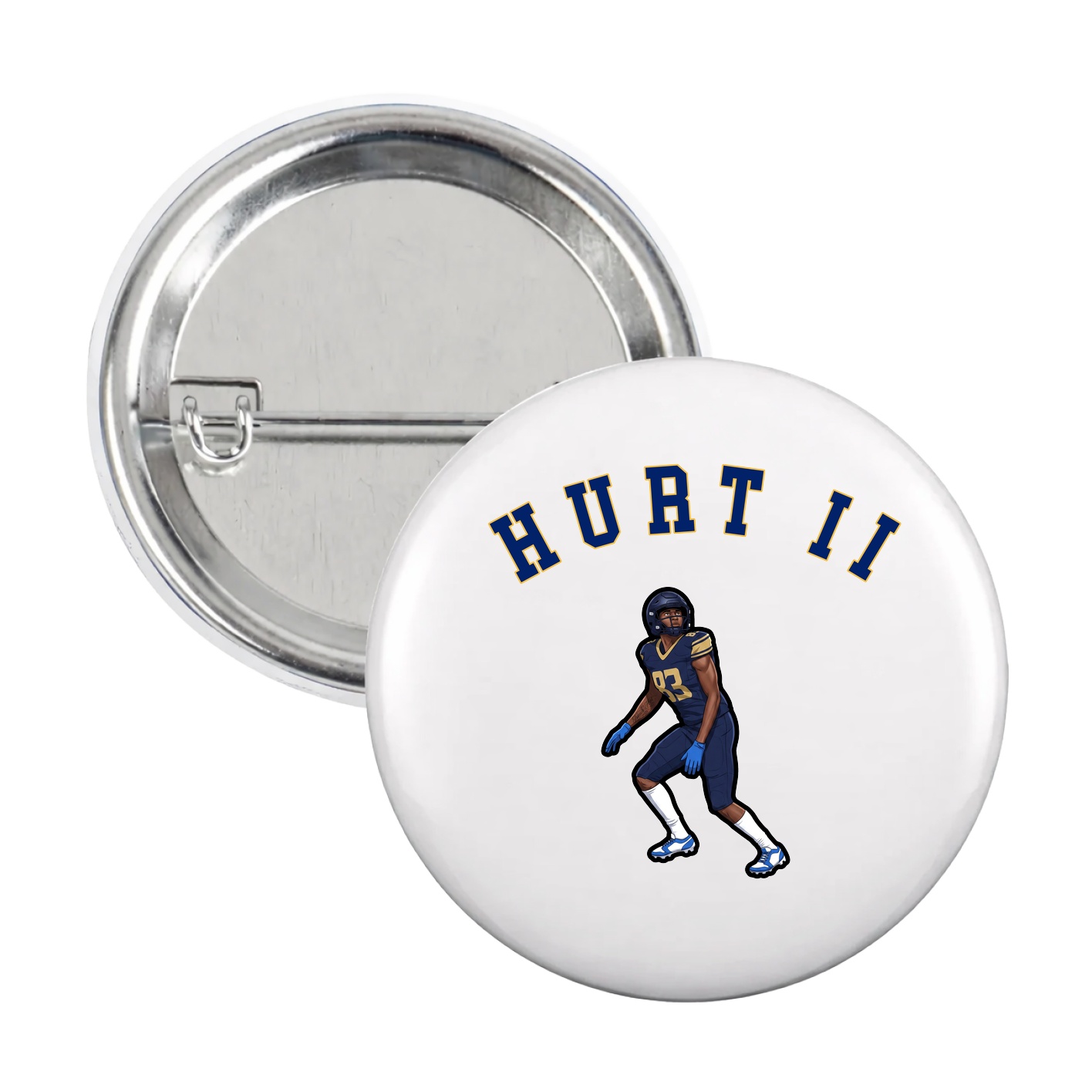 Game Day Button — Shirsey Arch in White