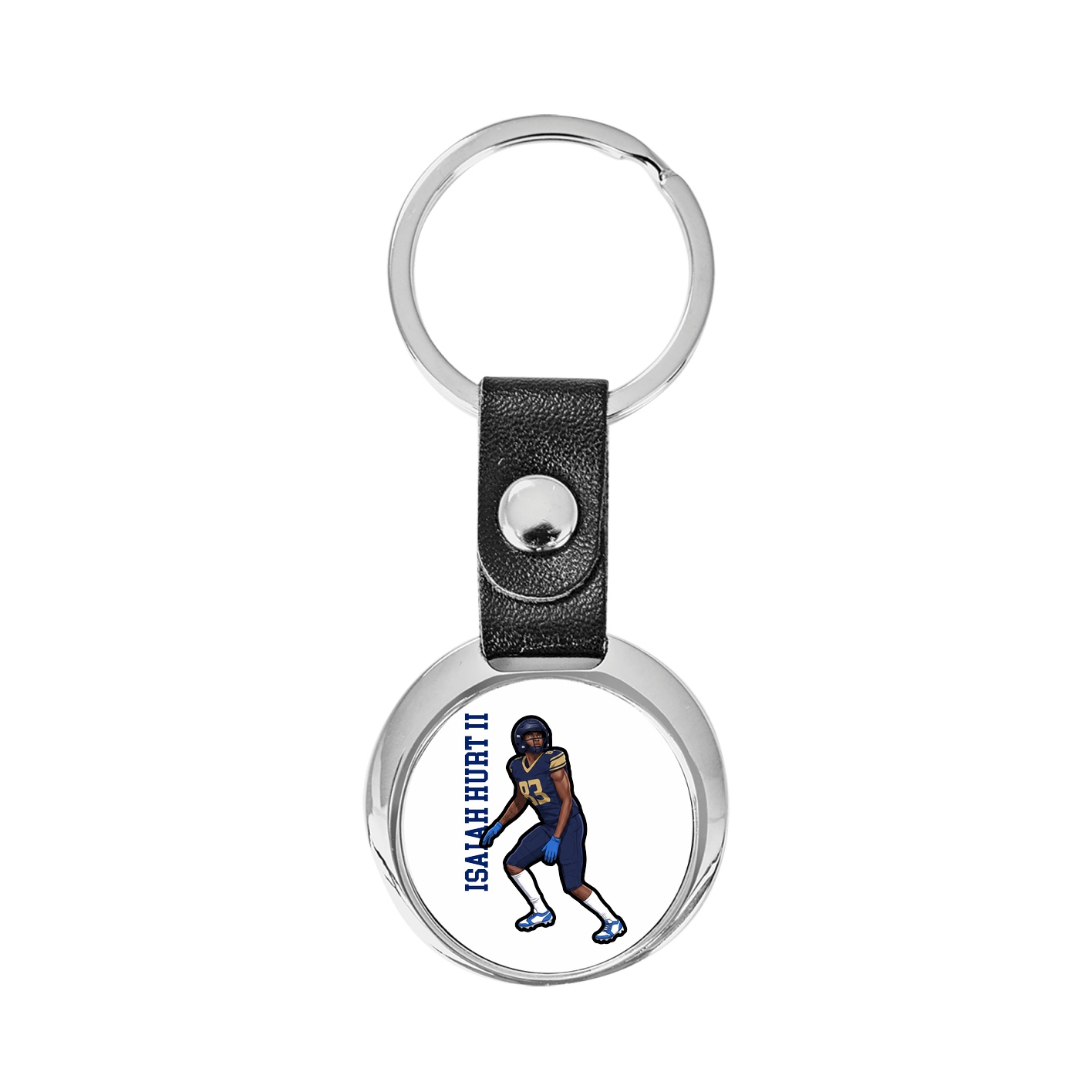 Key Chain — Name Vertical in Classic