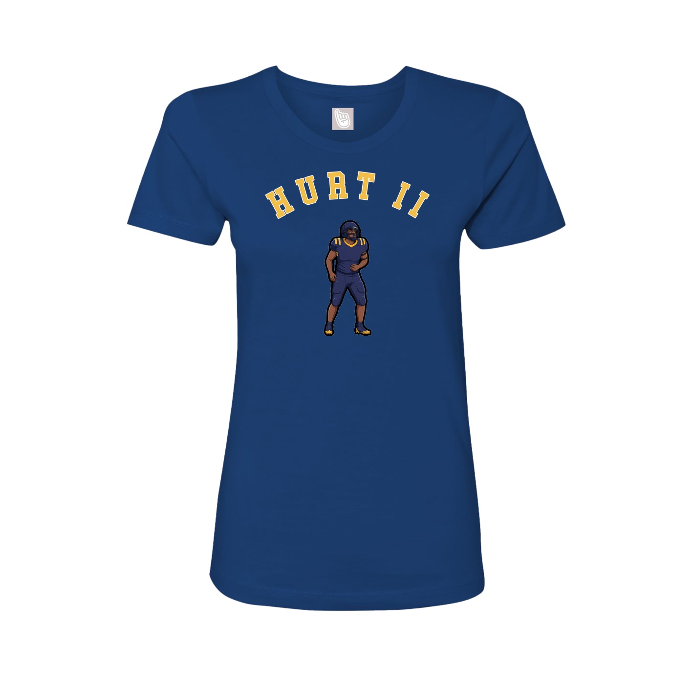 Fitted Women's Tee — Shirsey Arch in Royal
