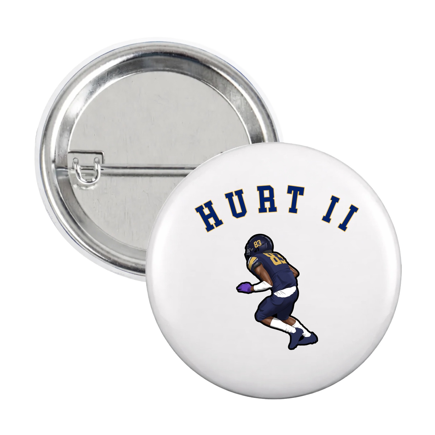 Game Day Button — Shirsey Arch in White
