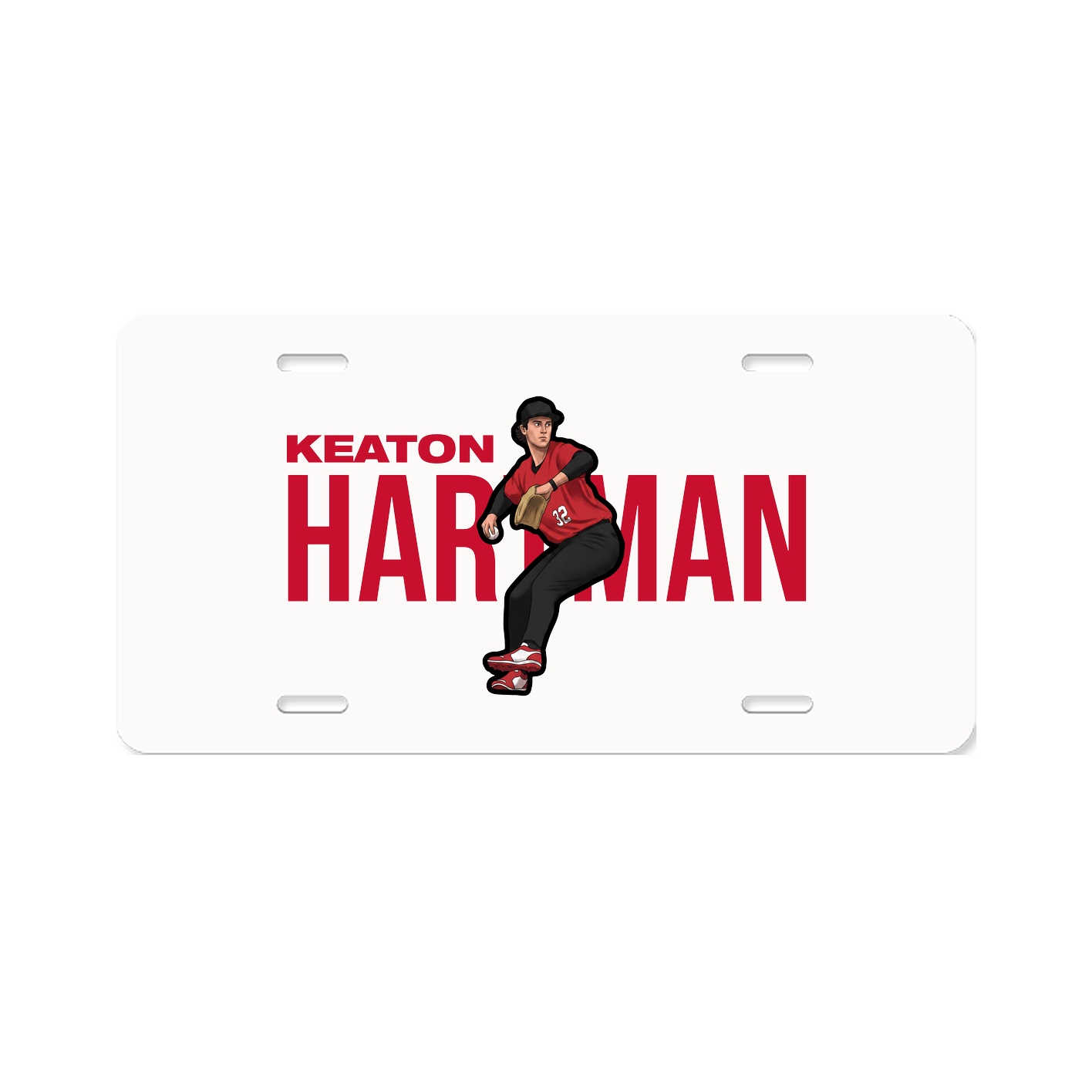 License Plate — Player Name in Classic