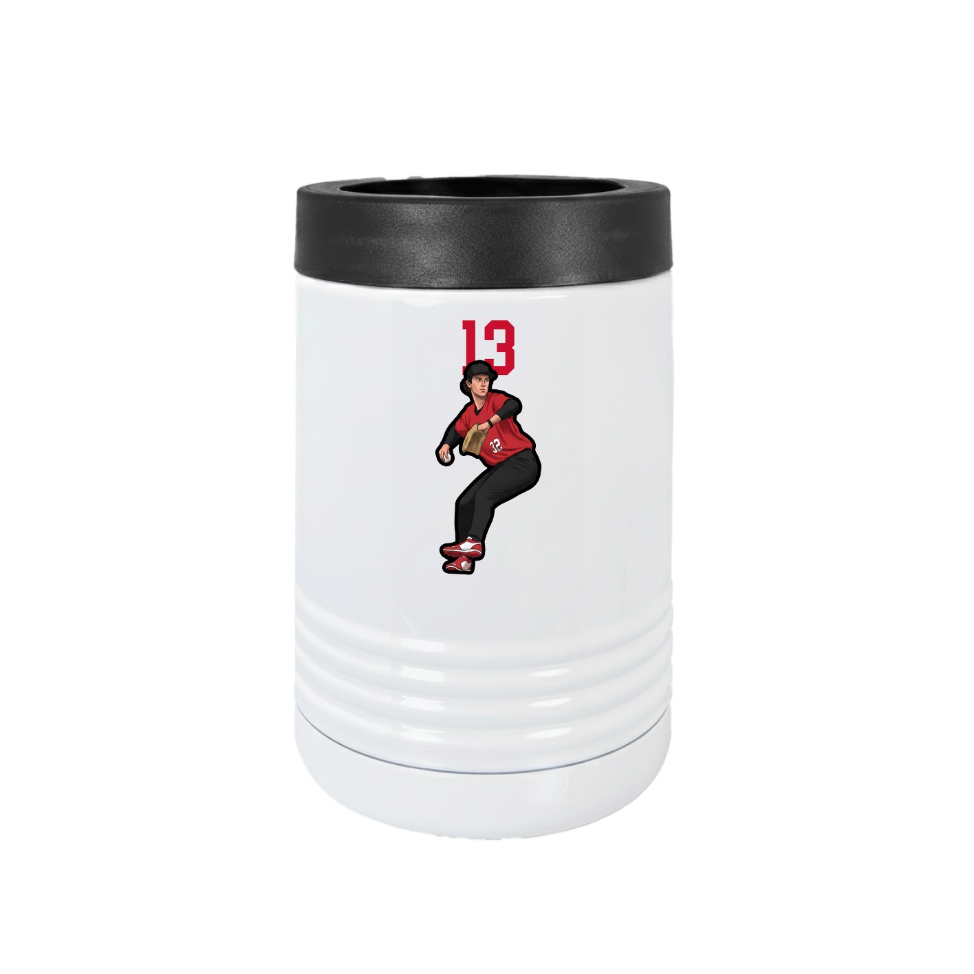 Beverage Holder — Number Top in White