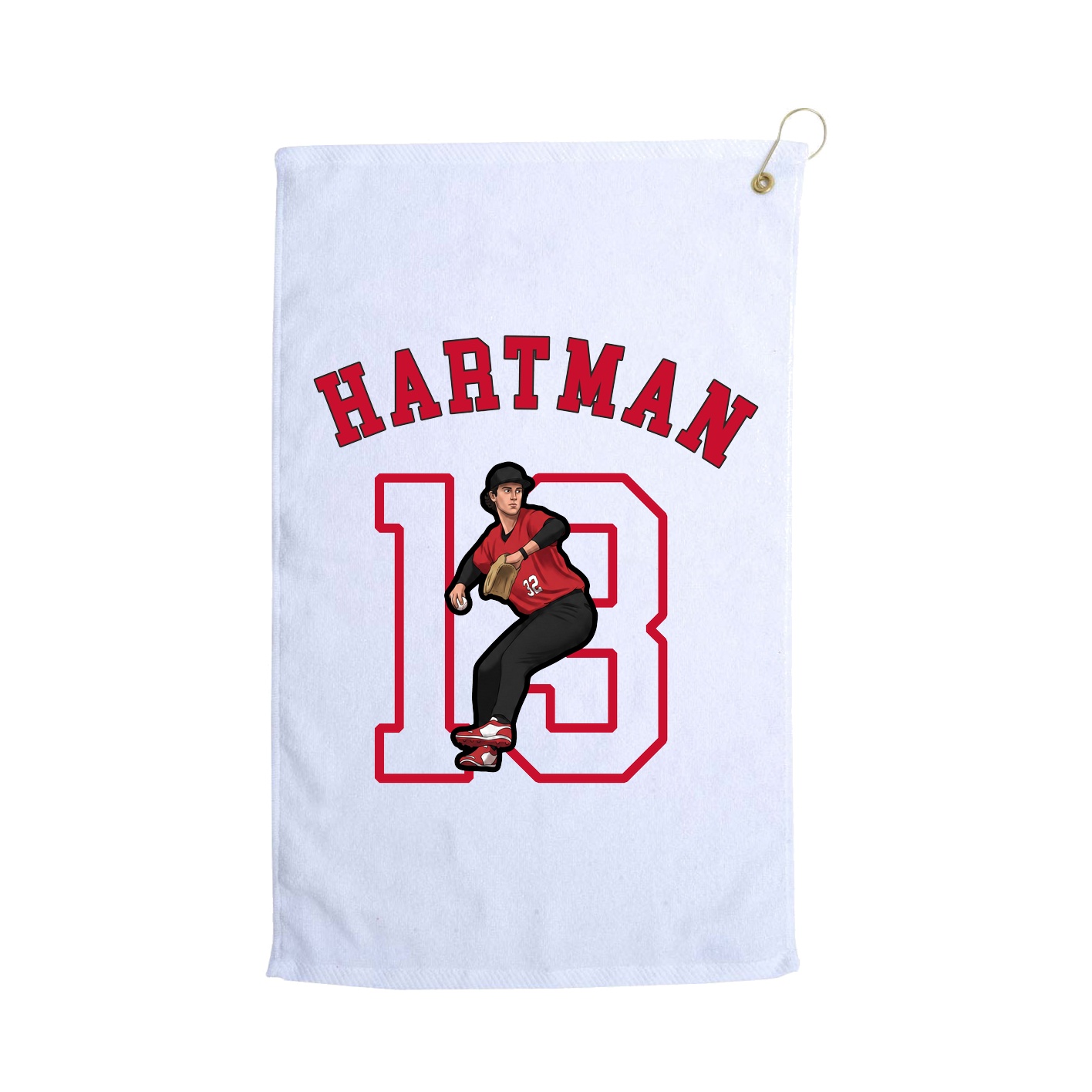 Golf Towel — Shirsey Arch in White
