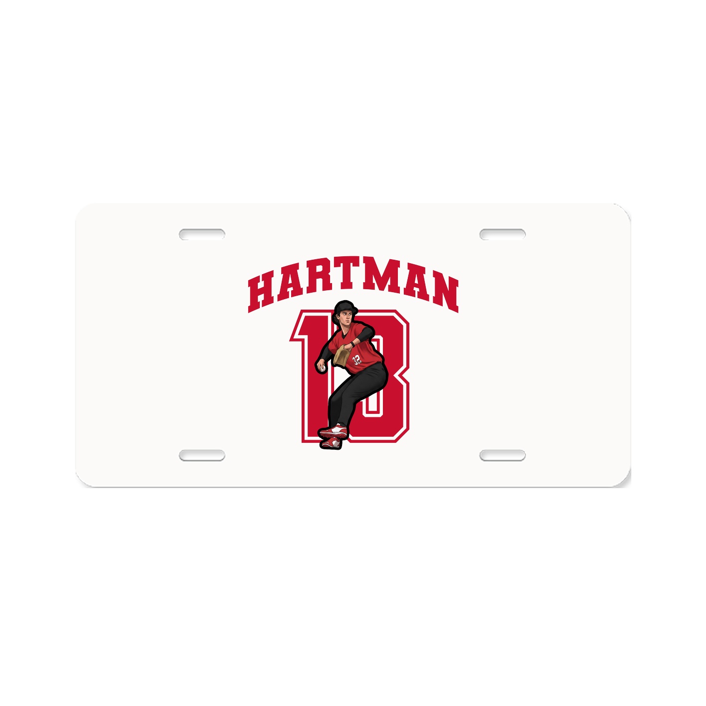 License Plate — Number in Classic