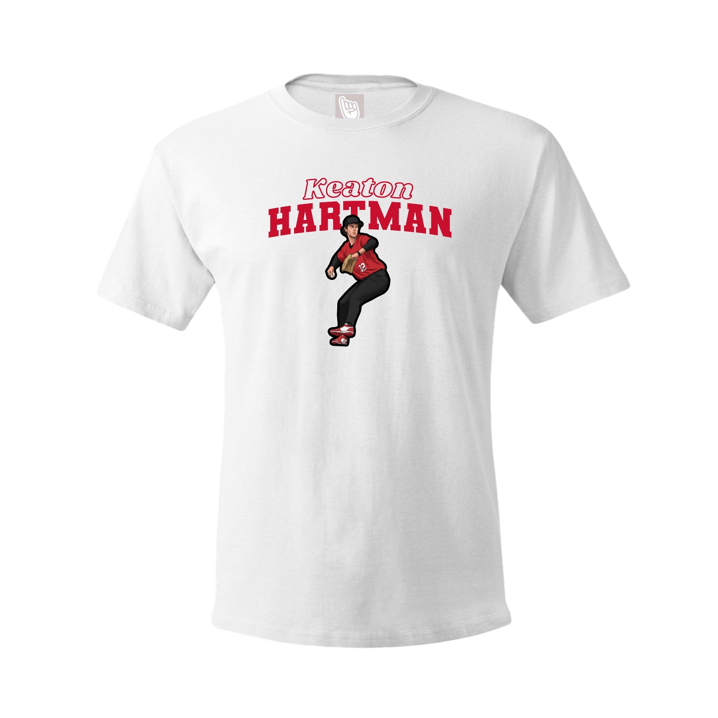 Tee — Name Arch in White