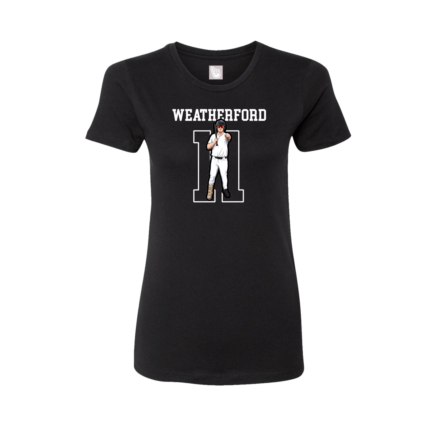 Fitted Women's Tee — Shirsey in Black