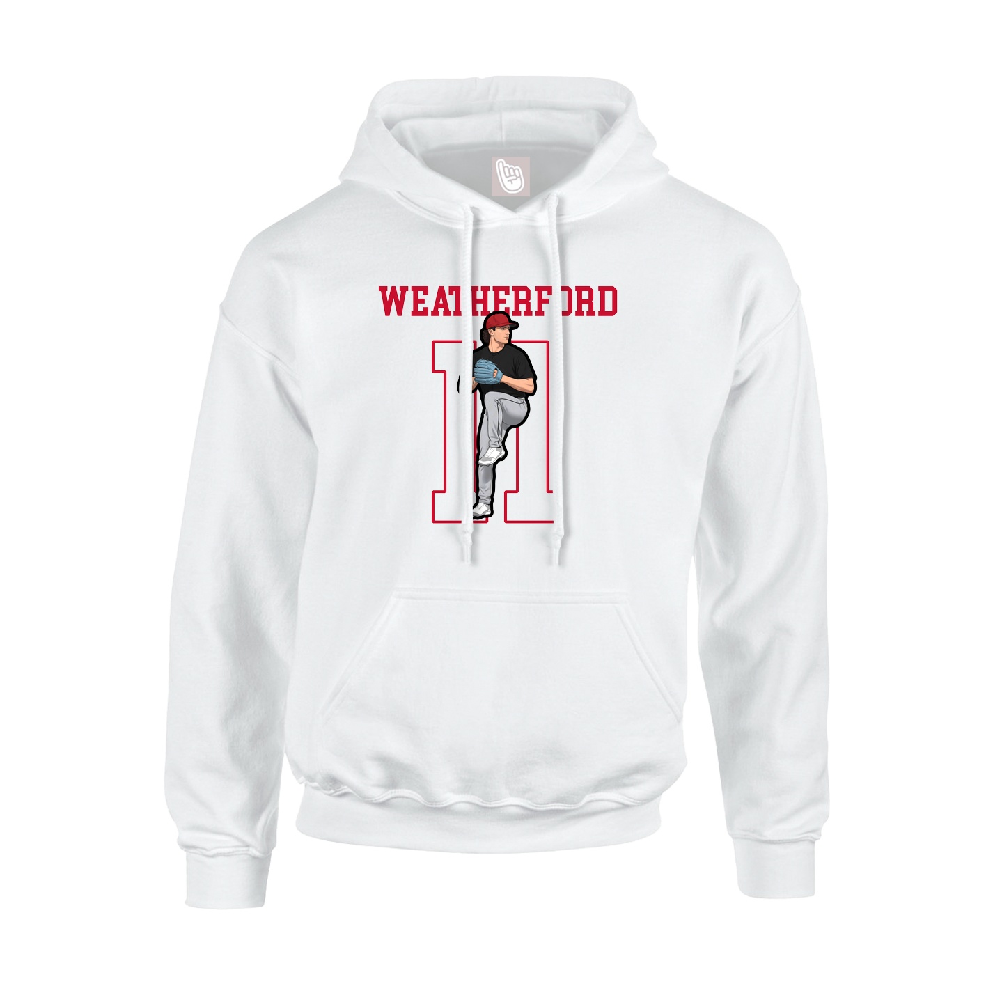 Youth Hoodie — Shirsey in White