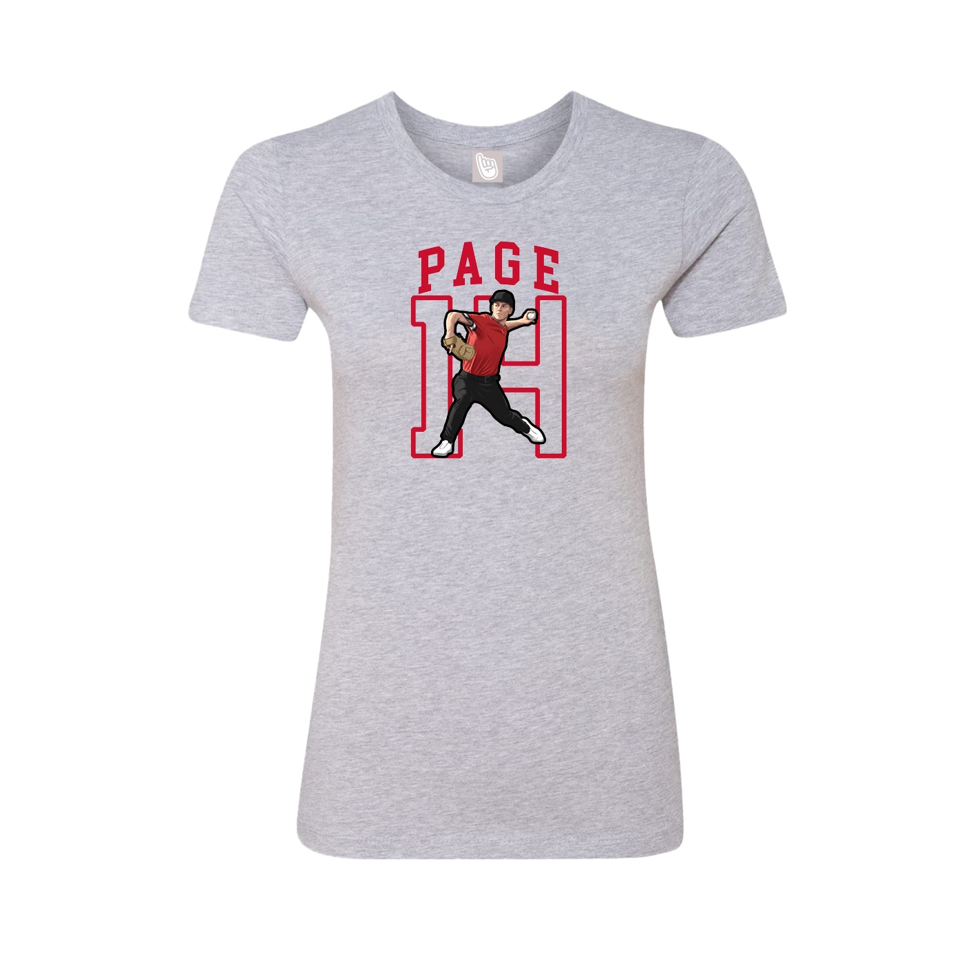 Fitted Women's Tee — Shirsey in Grey