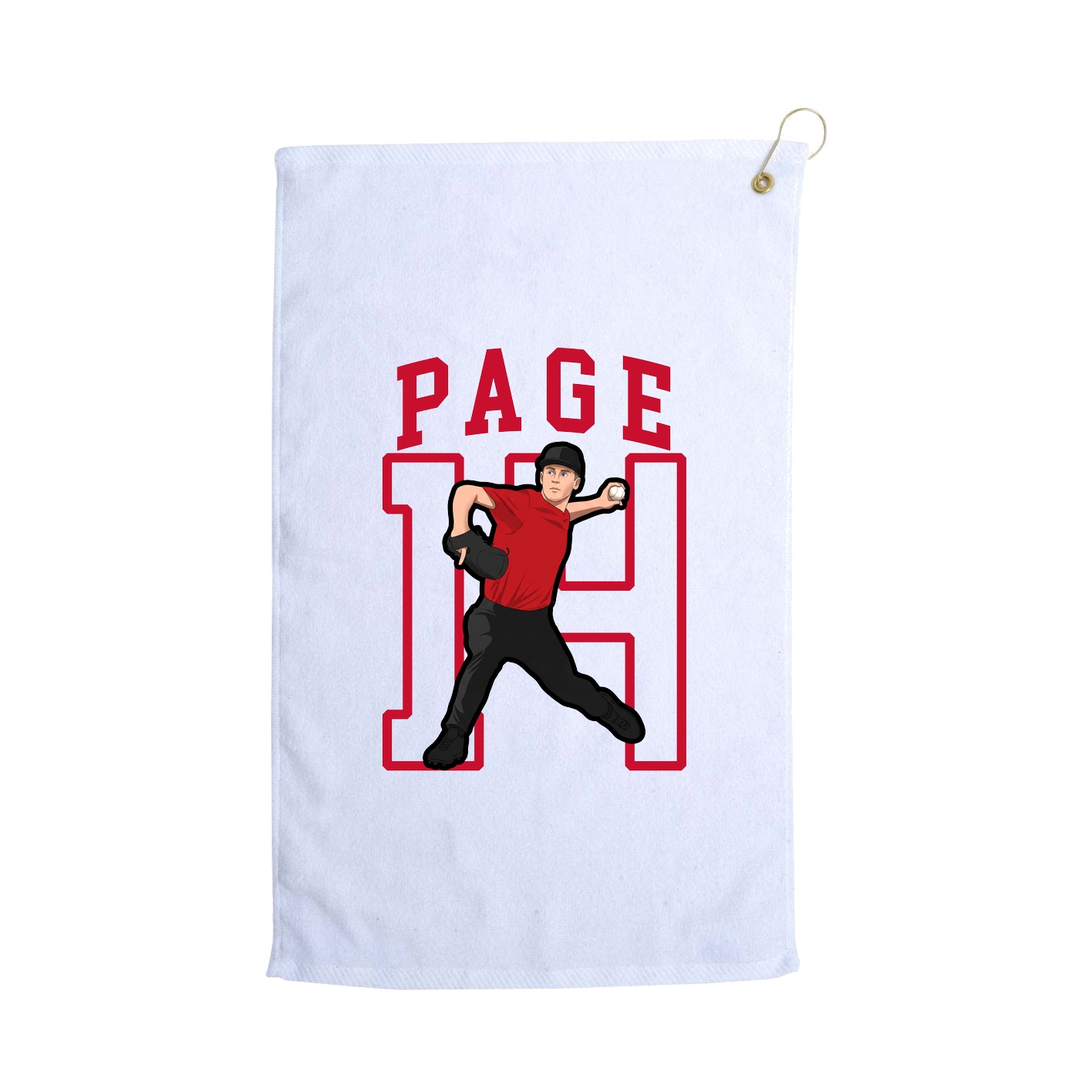 Golf Towel — Shirsey in White