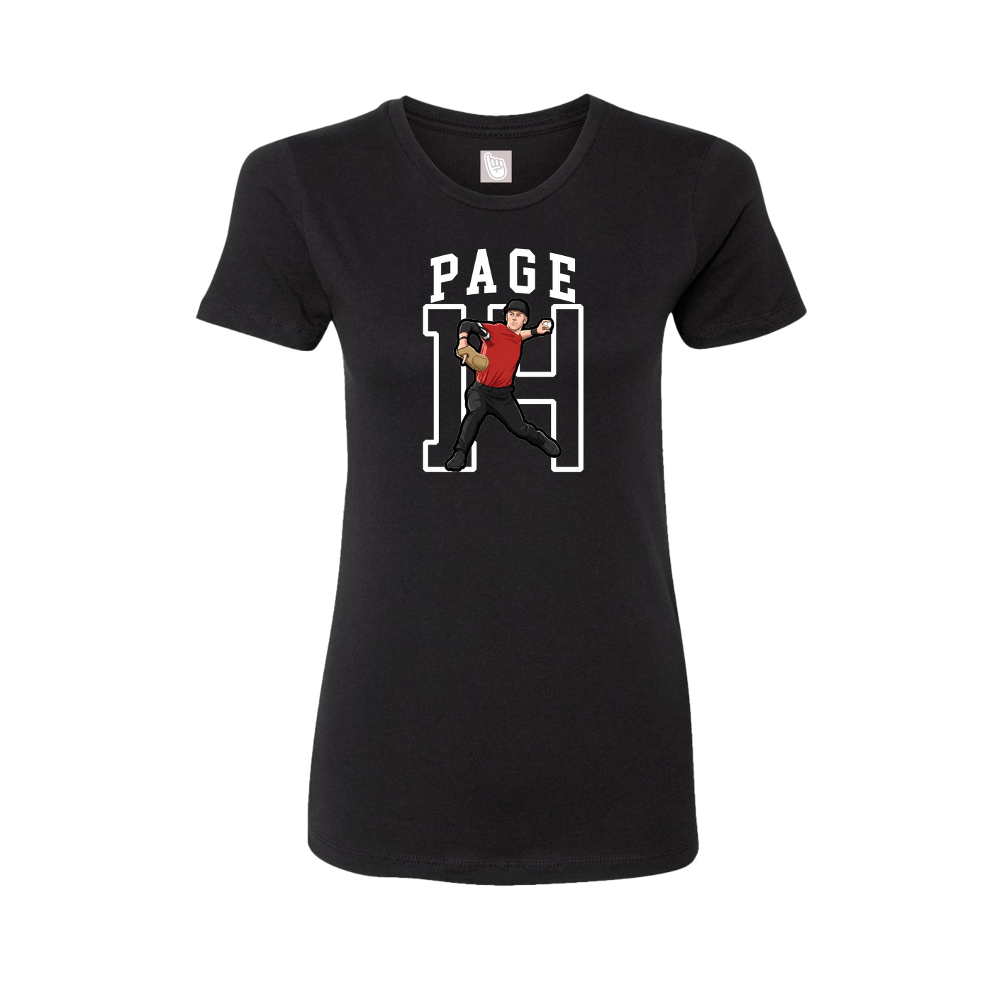 Fitted Women's Tee — Shirsey in Black