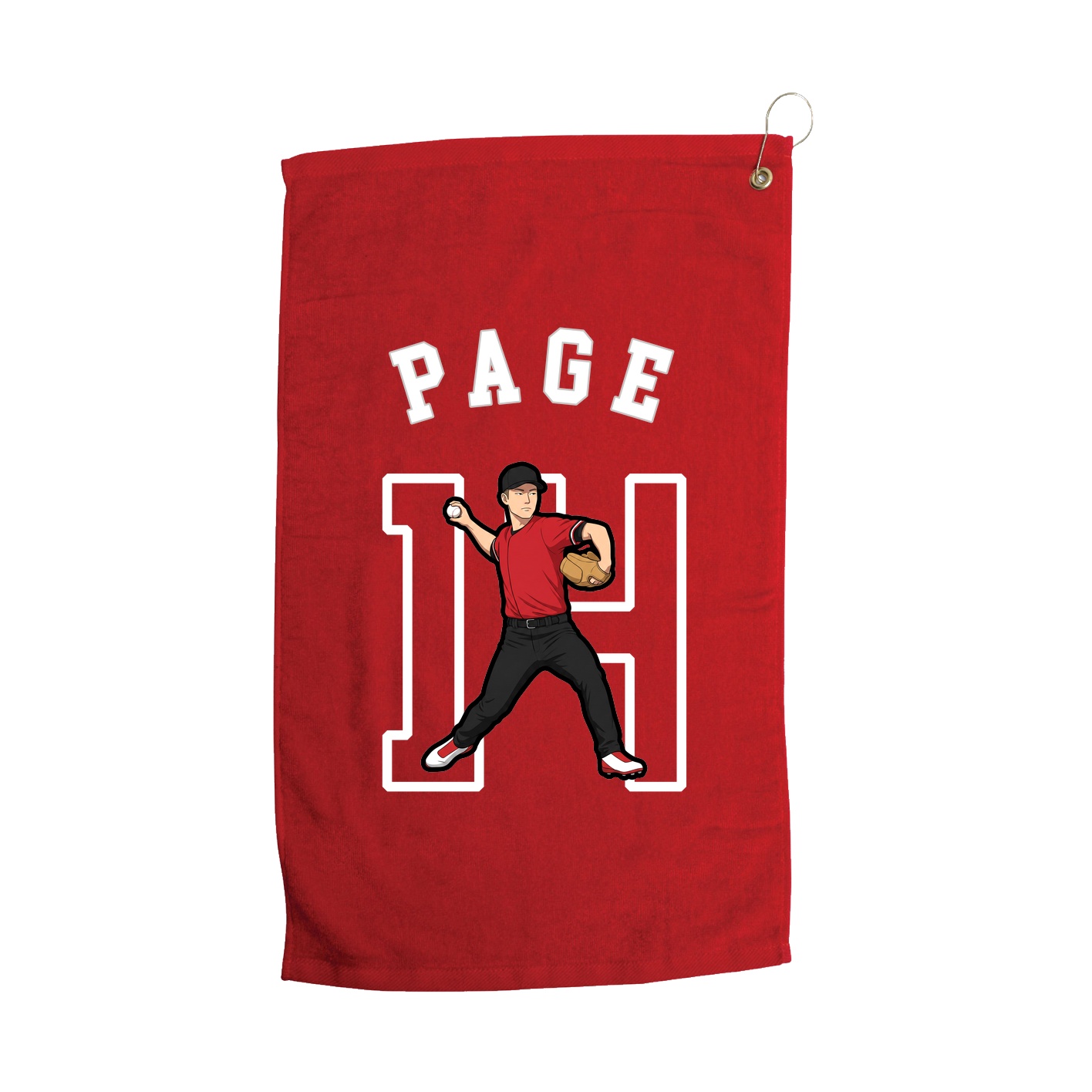 Golf Towel — Shirsey Arch in Red