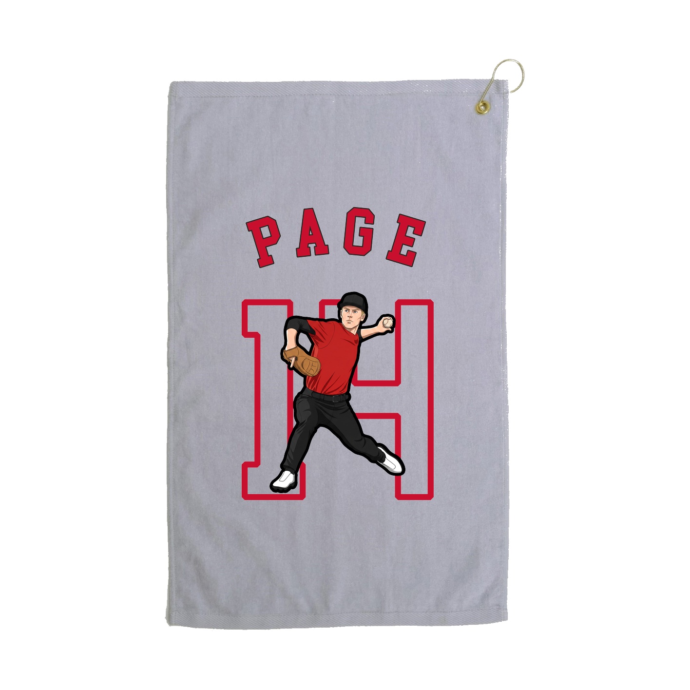 Golf Towel — Shirsey Arch in Grey