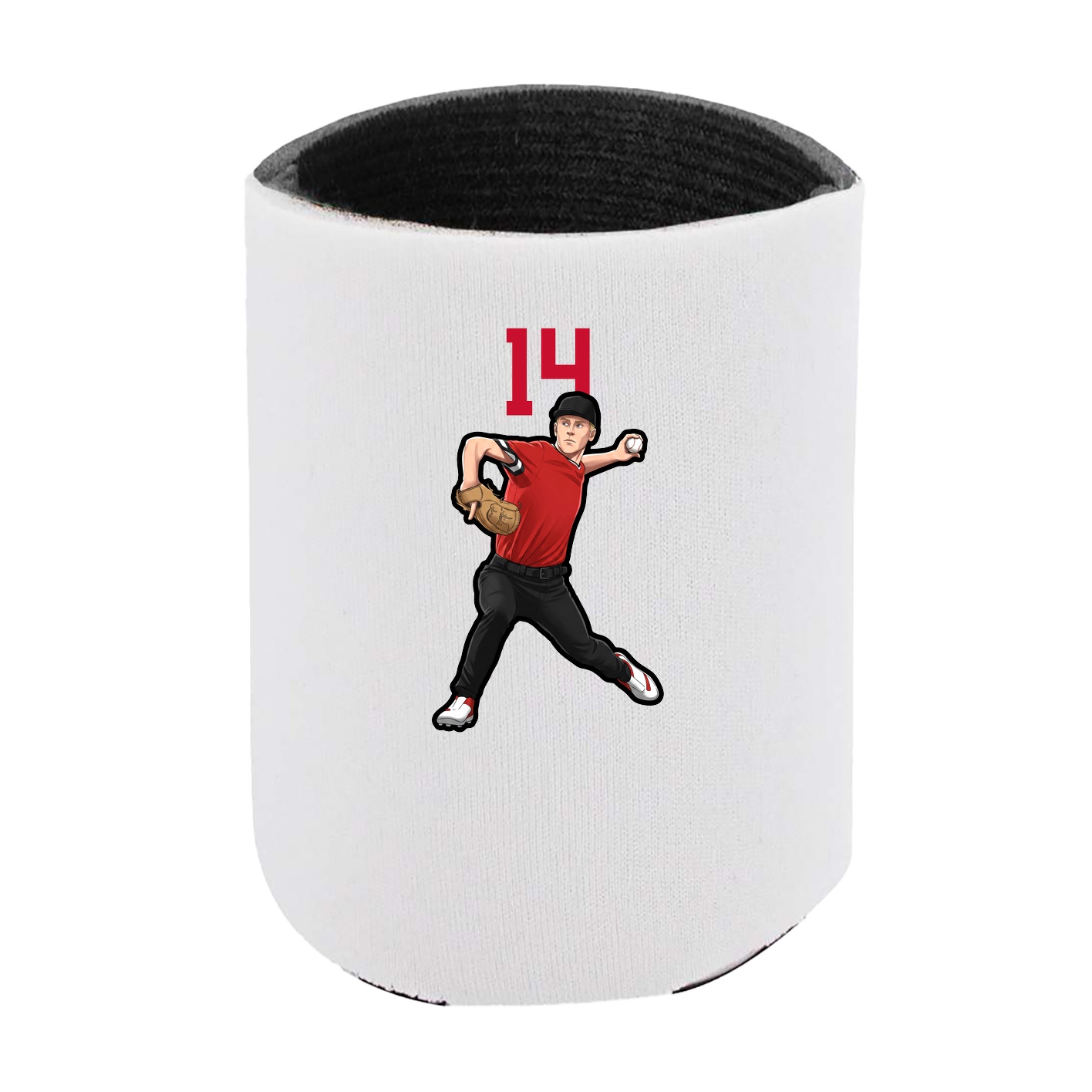 Can Holder — Number Top in White