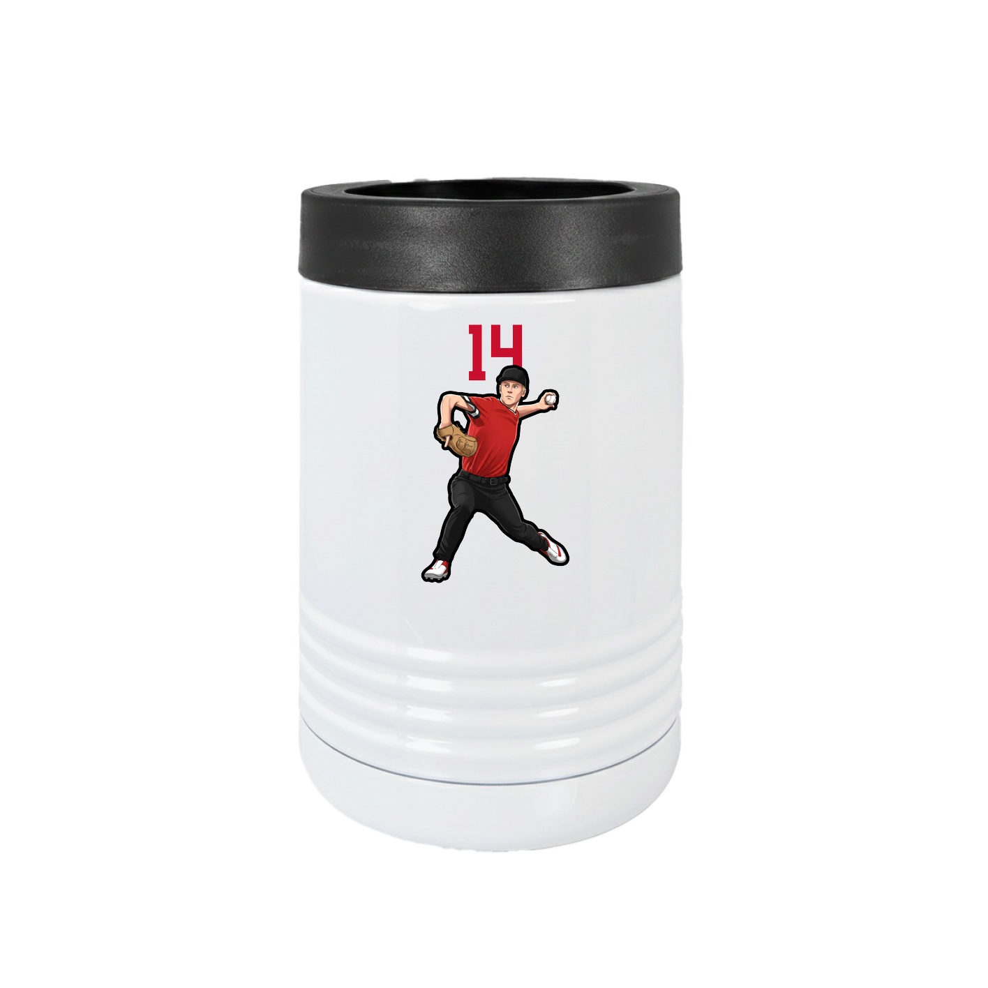 Beverage Holder — Number Top in White
