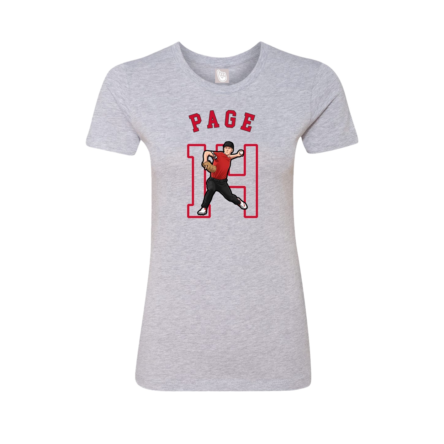 Womens Tee — Shirsey Arch in Grey