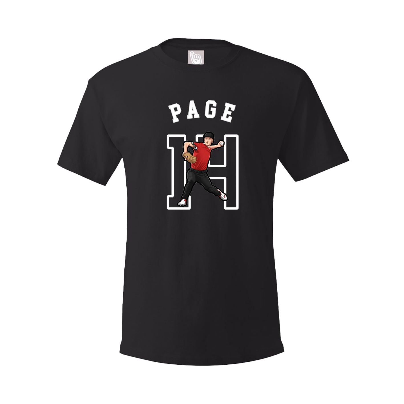 Youth Tee — Shirsey Arch in Black