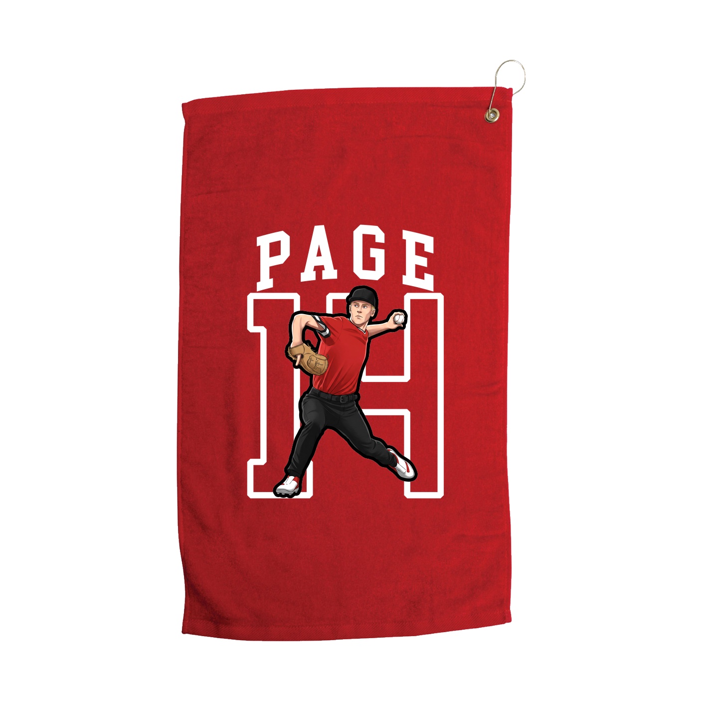 Golf Towel — Shirsey in Red