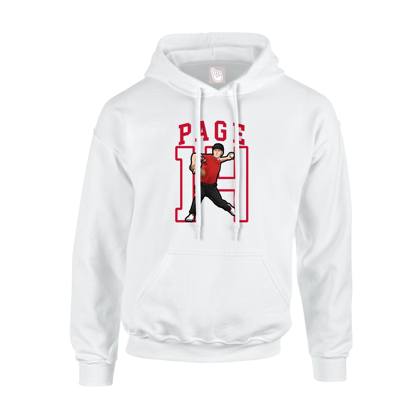 Youth Hoodie — Shirsey in White