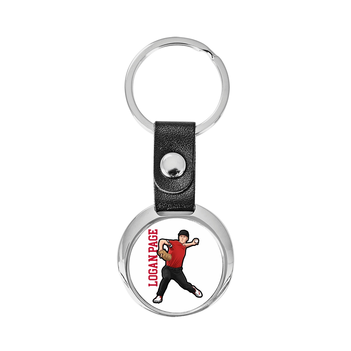 Key Chain — Name Vertical in Classic