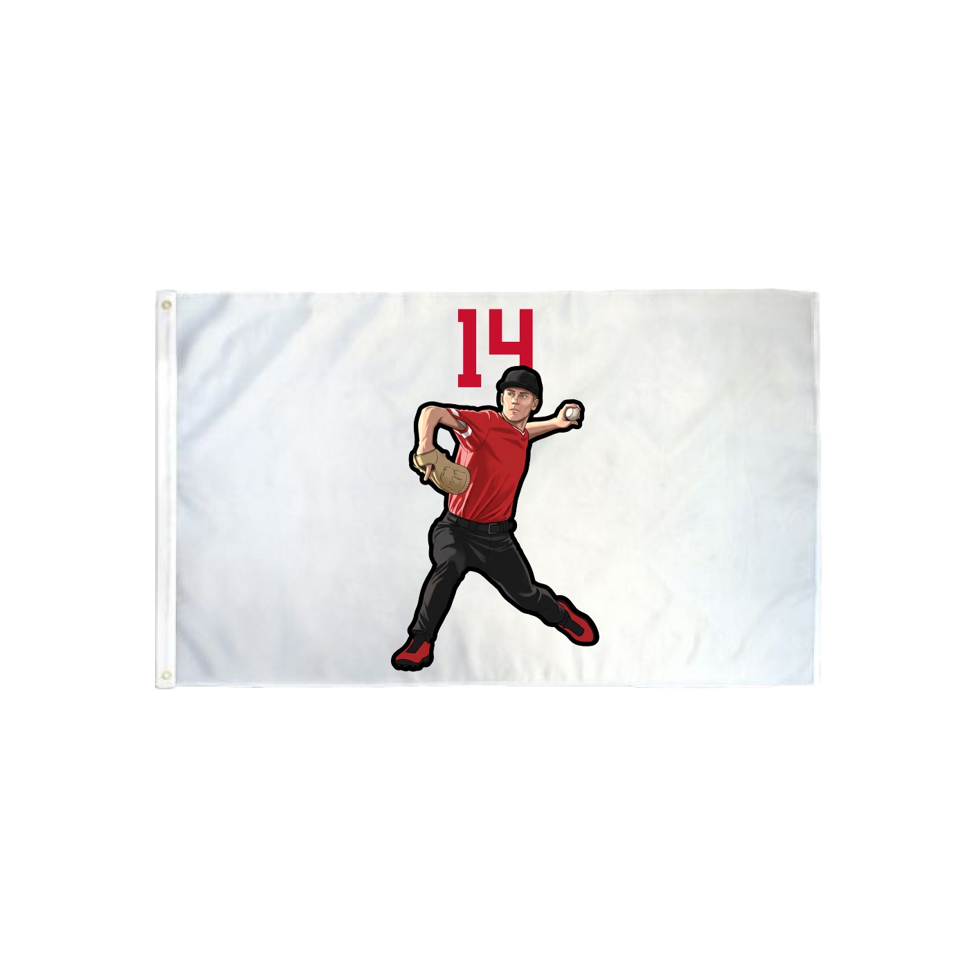 3x5 Flag — Number Top in Classic